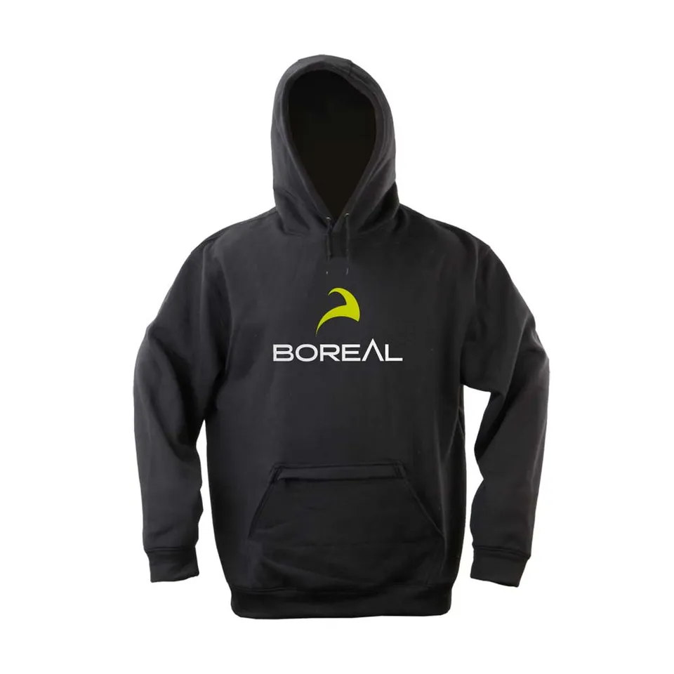 boreal-hoodie-logo-negro-sudadera-con-capucha-para-escalada image 1