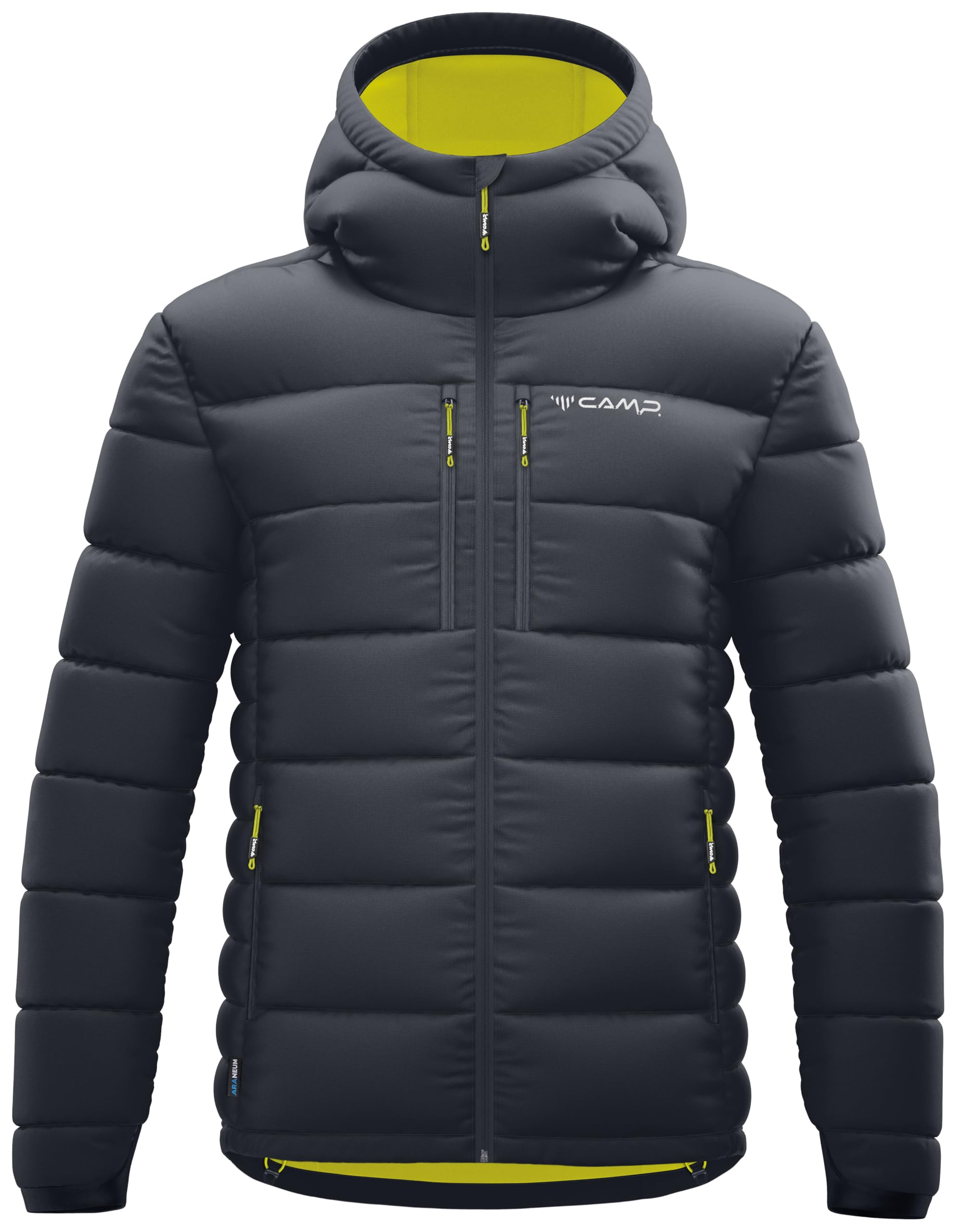 c-a-m-p-cosmo-jacket-chaqueta-de-monta-a-unisex-negro-lime-punch-talla-s image 1