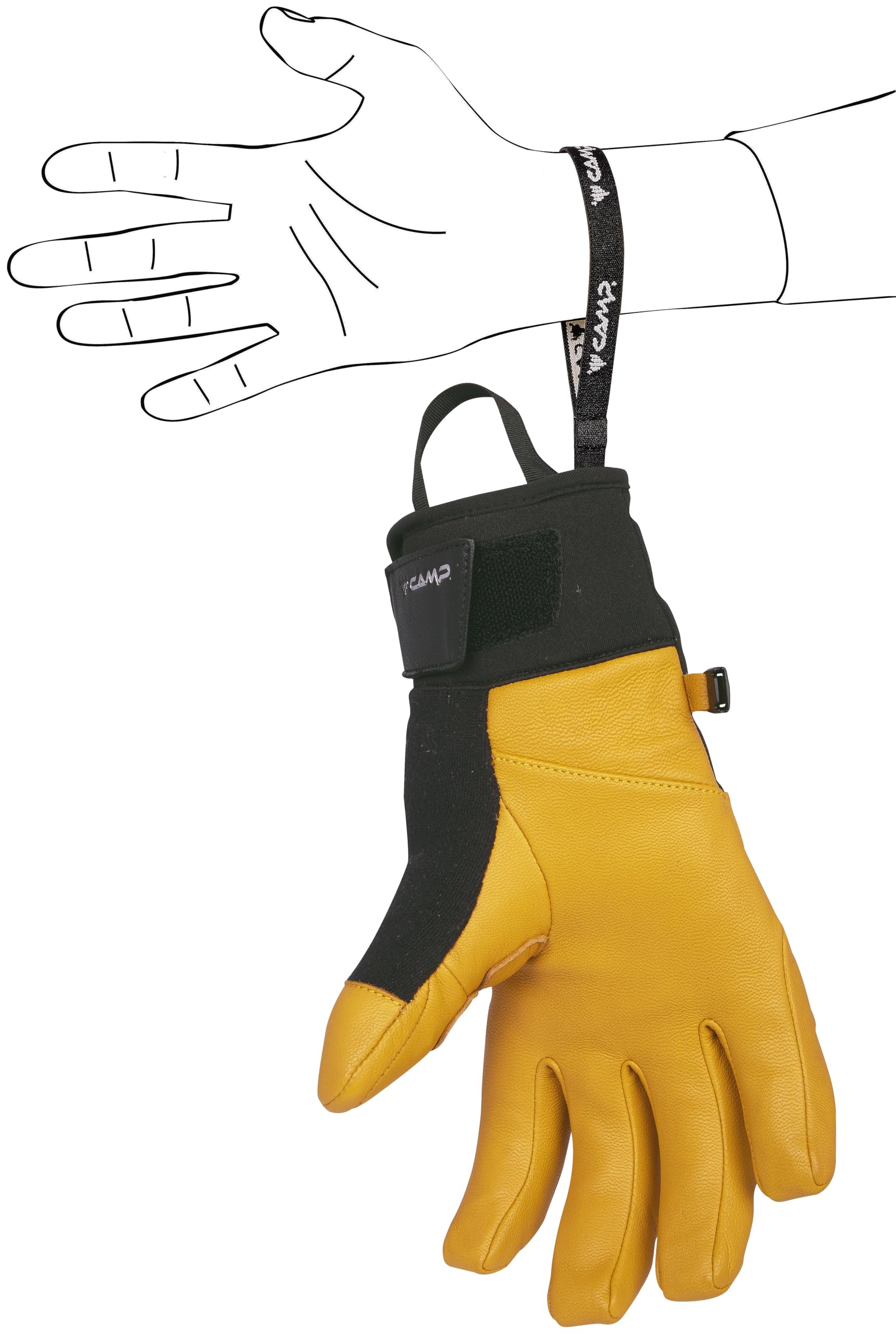 c-a-m-p-g-crest-guantes-de-alpinismo-y-escalada-unisex-con-membrana-dryzone image 5