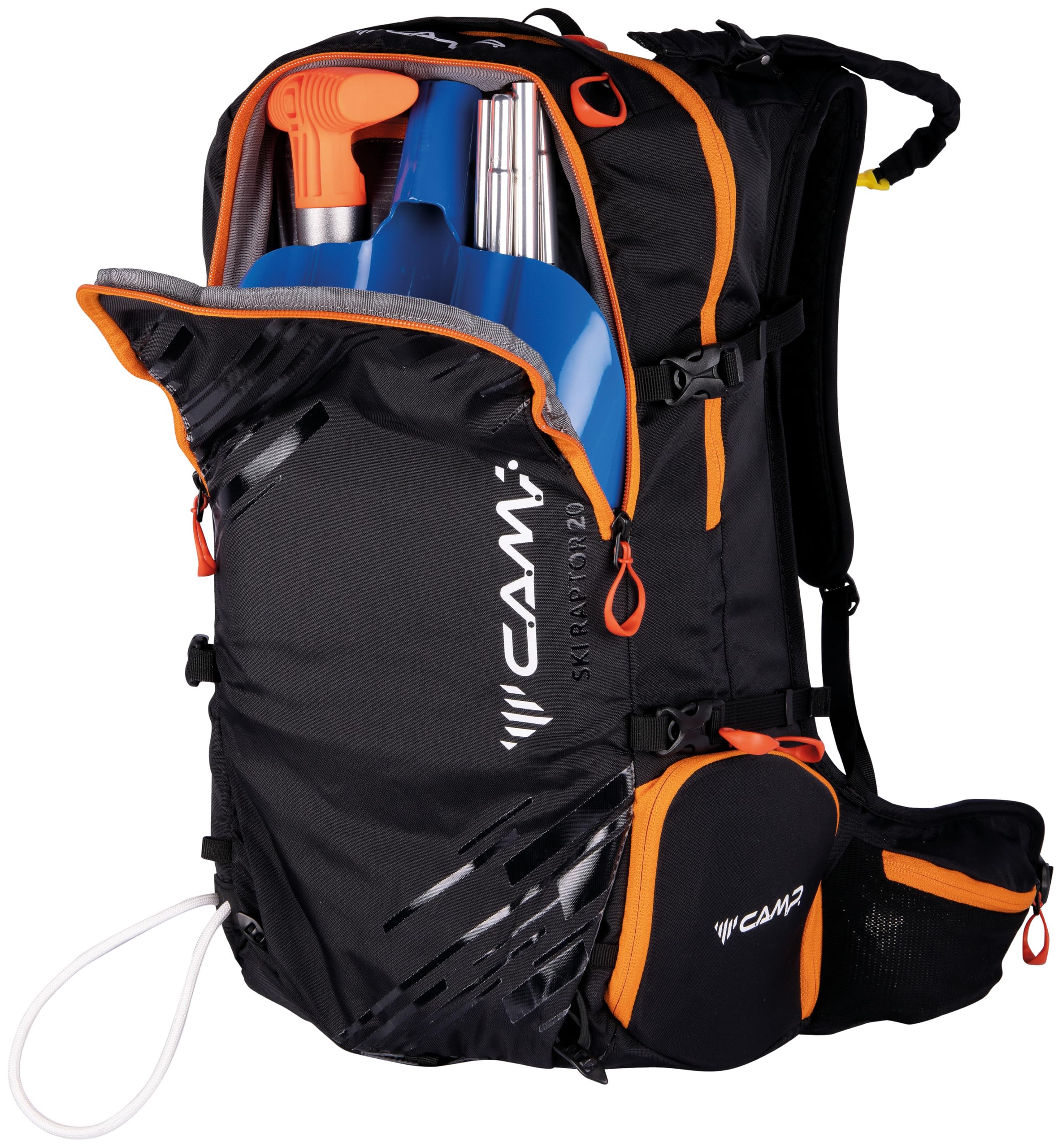 c-a-m-p-ski-raptor-20-mochila-de-esqu-de-traves-a-20-l-negra image 6