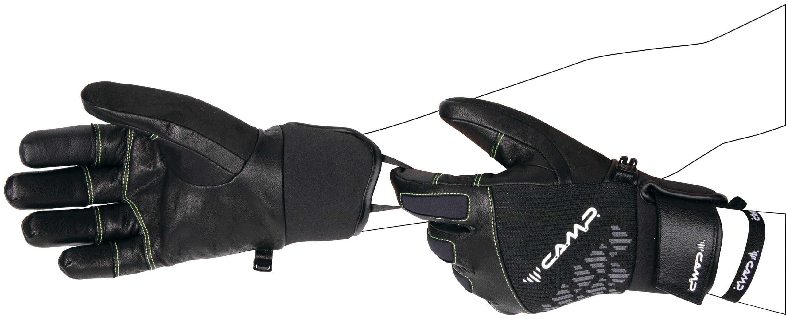 c-a-m-p-k-guide-guante-t-cnico-unisex-de-piel-de-cabra-y-relleno-primaloft-gold- image 3
