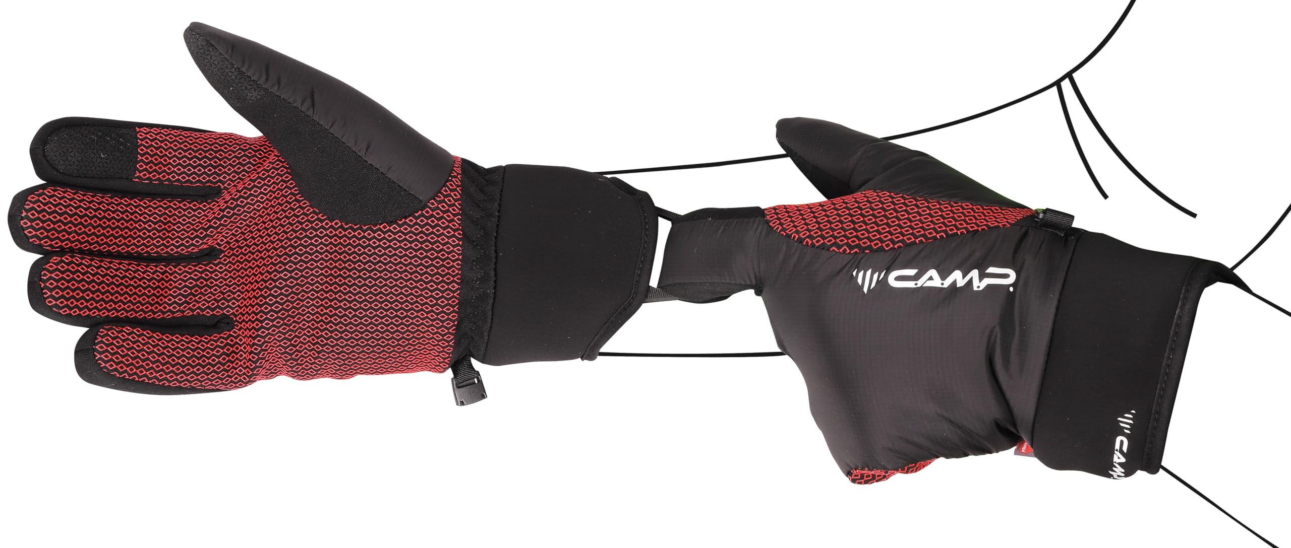 c-a-m-p-g-air-core-guante-unisex-de-alpinismo-y-esqu-aislante-dryzone-y-primalof image 3
