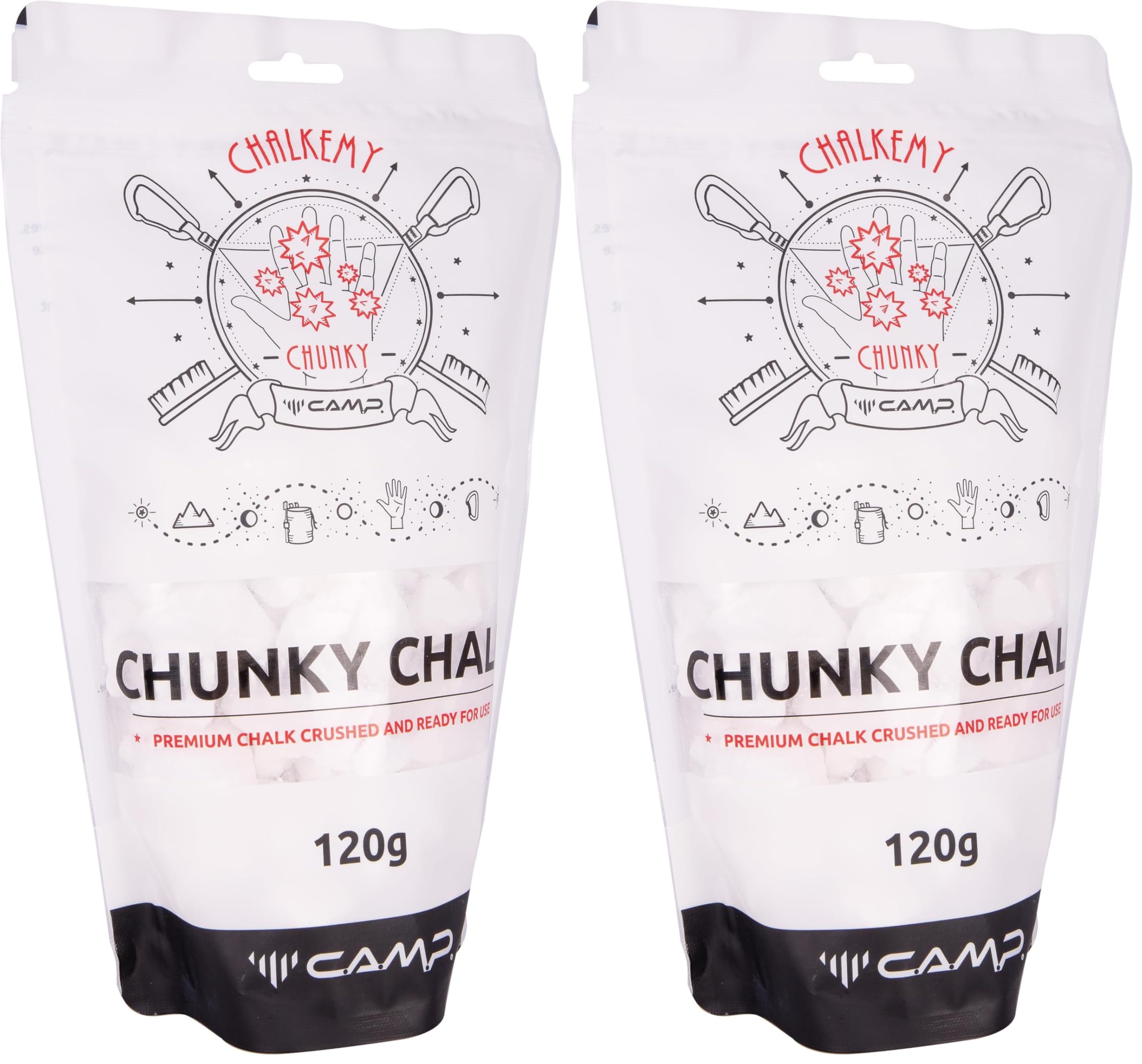 c-a-m-p-chunky-chalk-magnesio-en-polvo-bolsa-de-120-g image 2