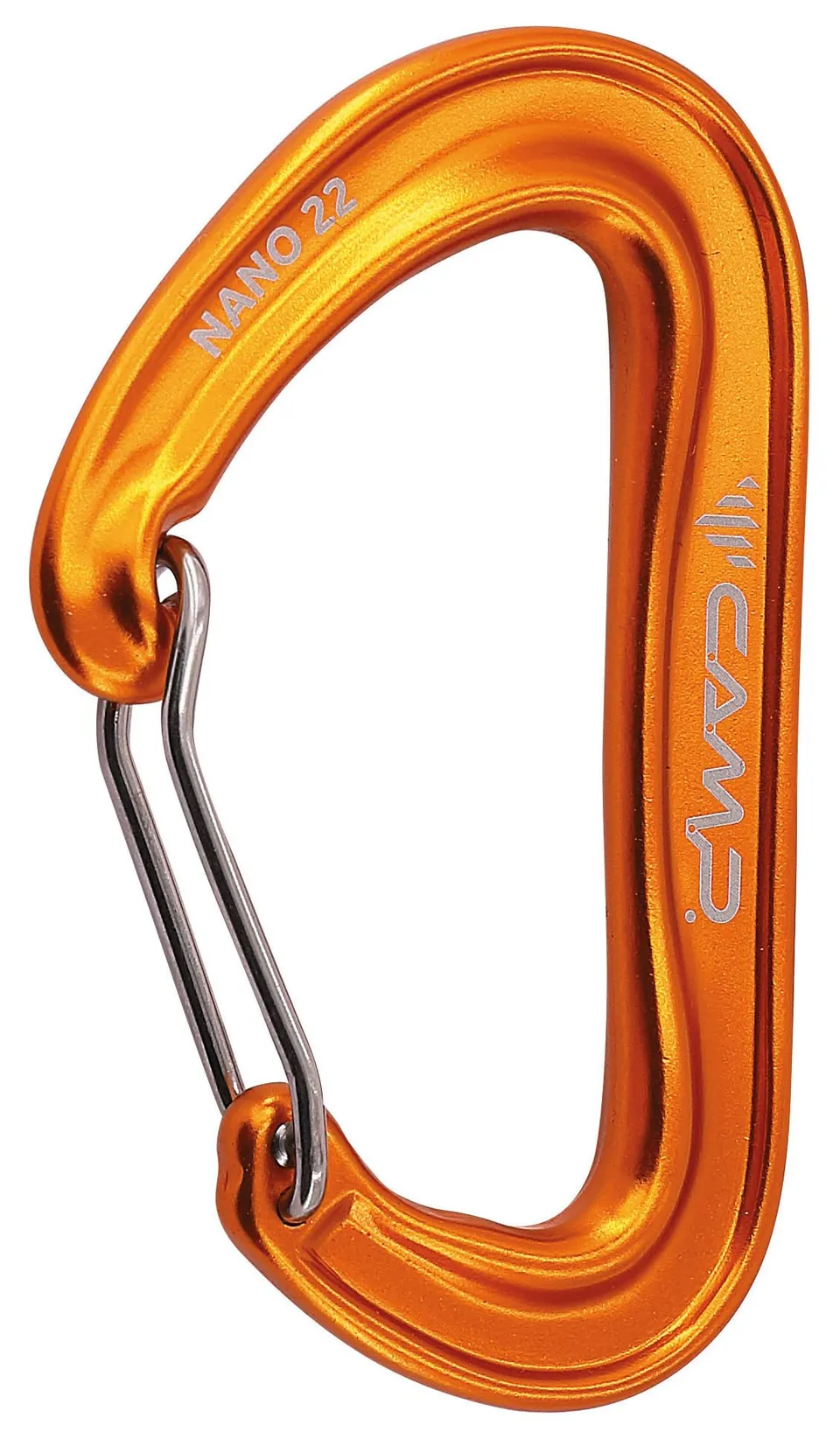 c-a-m-p-nano-22-naranja-pack-de-2-mosquetones-ultraligeros image 1