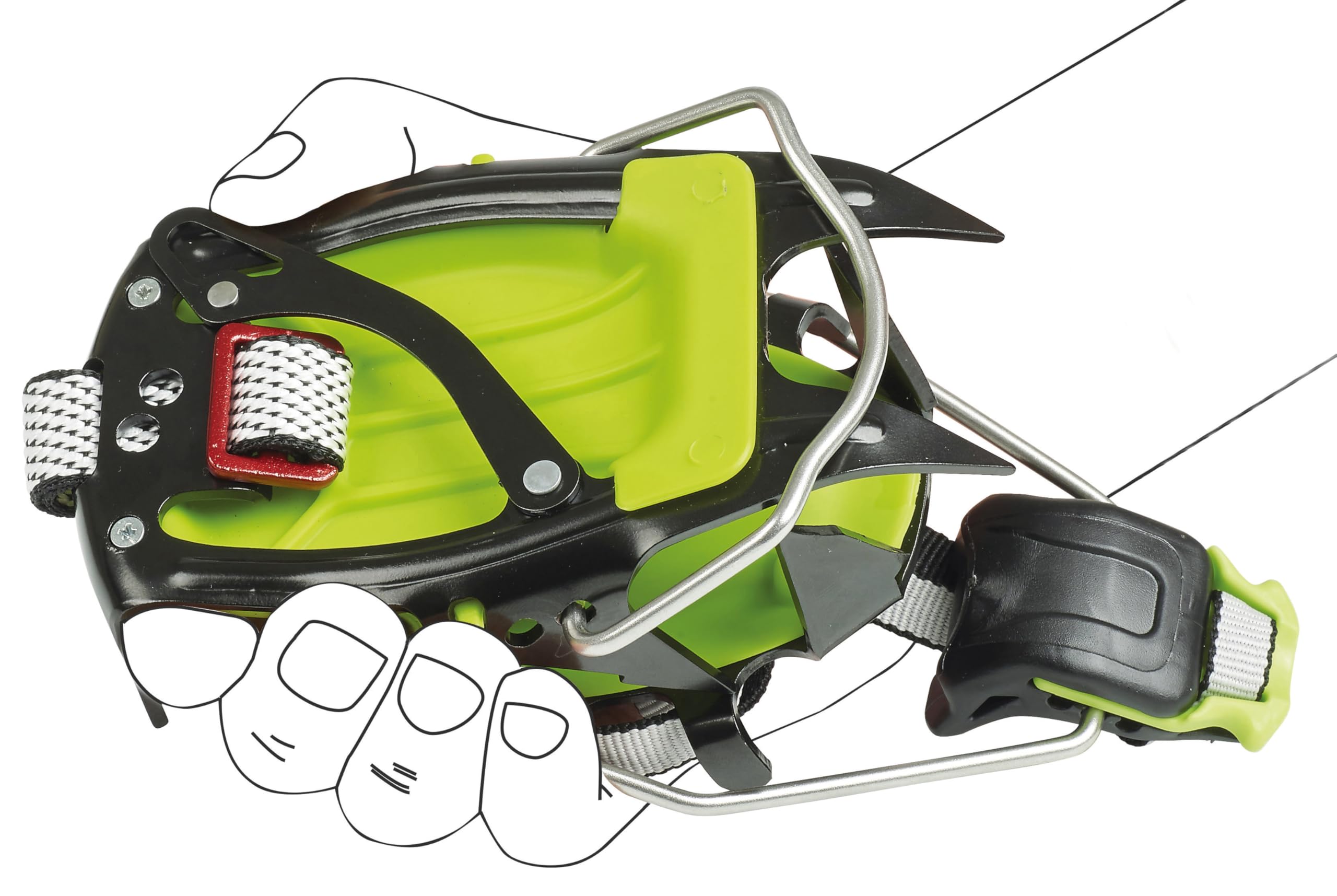 c-a-m-p-crampon-ascent-auto-semi-auto-cramp-n-de-alpinismo-de-acero-de-10-puntas image 5