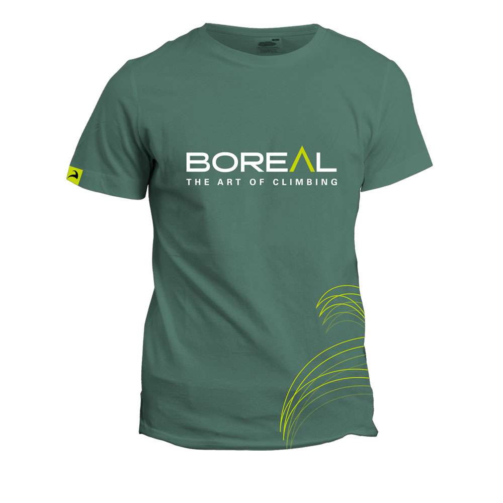 boreal-camiseta-de-algod-n-org-nico-verde-para-escalada-y-monta-a image 1