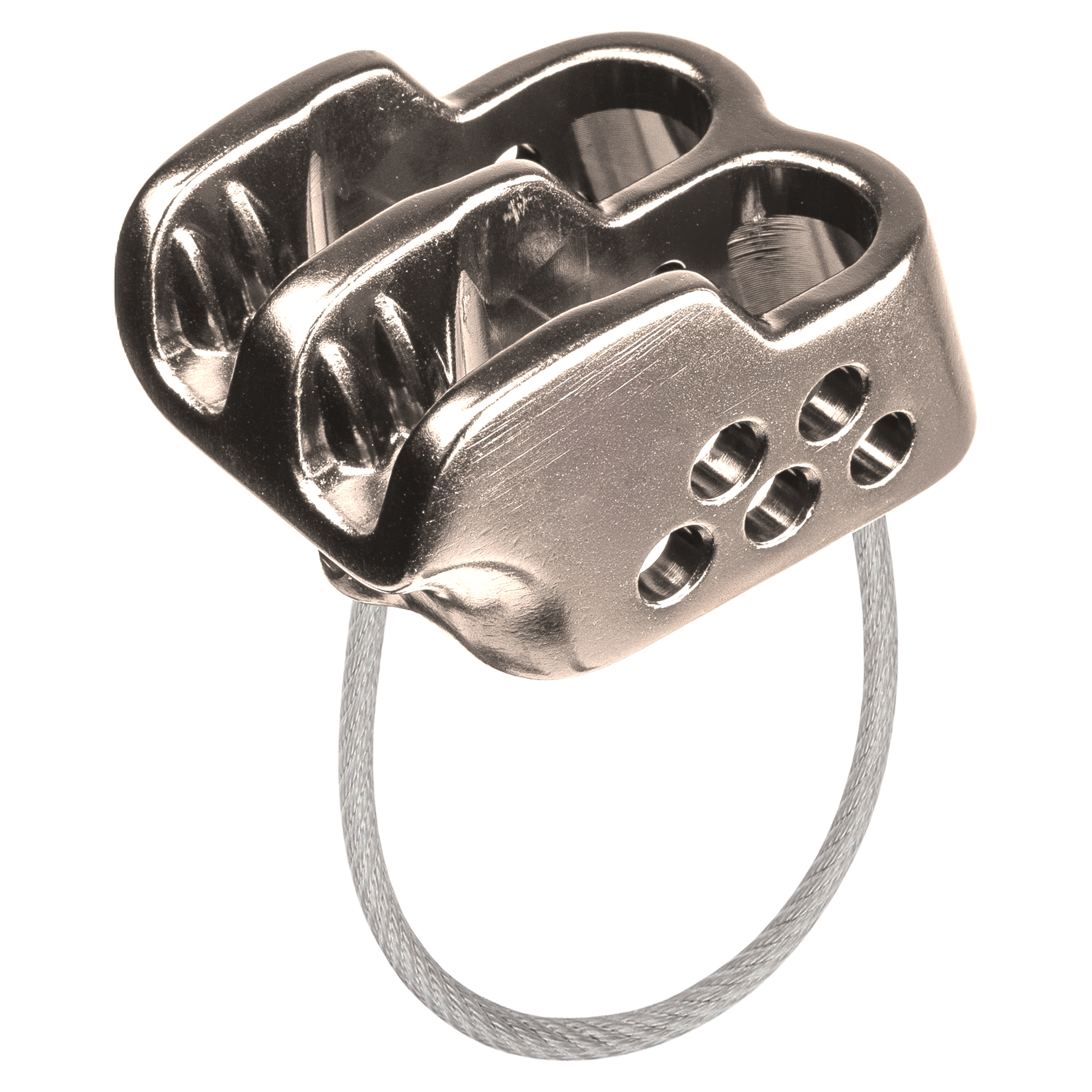 grivel-master-belayer-asegurador-y-descensor-de-aluminio-para-escalada-rapel-y-v image 1