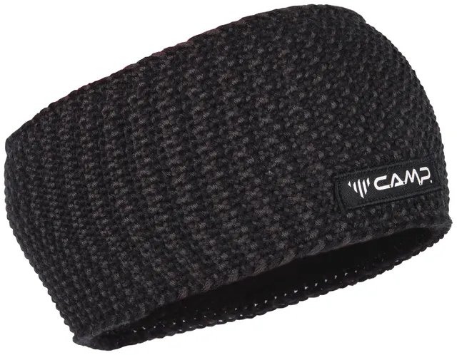 c-a-m-p-alp-headband-diadema-de-invierno-de-punto-en-negro-y-gris image 1
