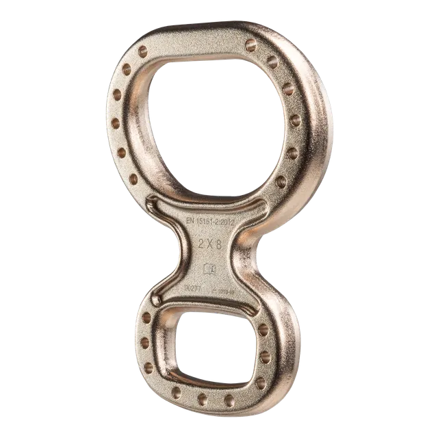 grivel-2x8-ocho-ligero-de-doble-apertura-para-asegurar-y-rapelar image 1