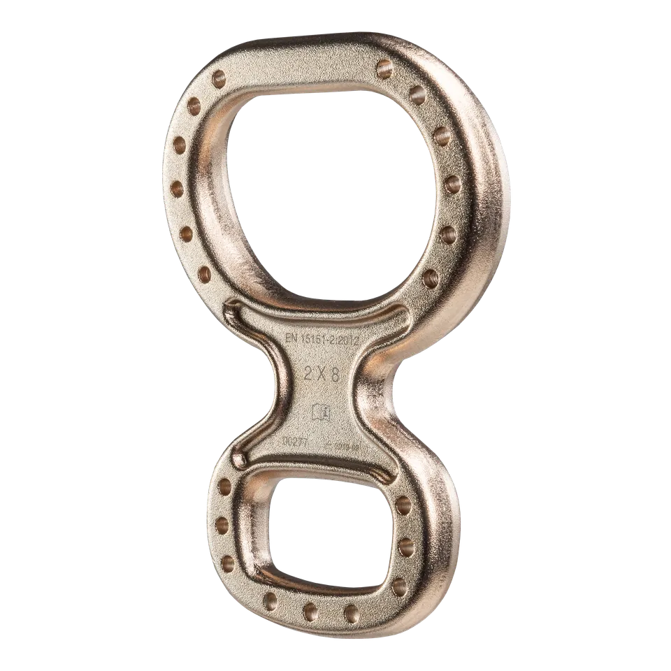 grivel-2x8-ocho-ligero-de-doble-apertura-para-asegurar-y-rapelar image 1