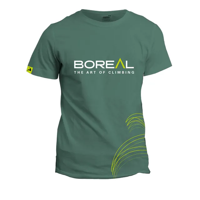 boreal-camiseta-de-algod-n-org-nico-verde-para-escalada-y-monta-a image 1