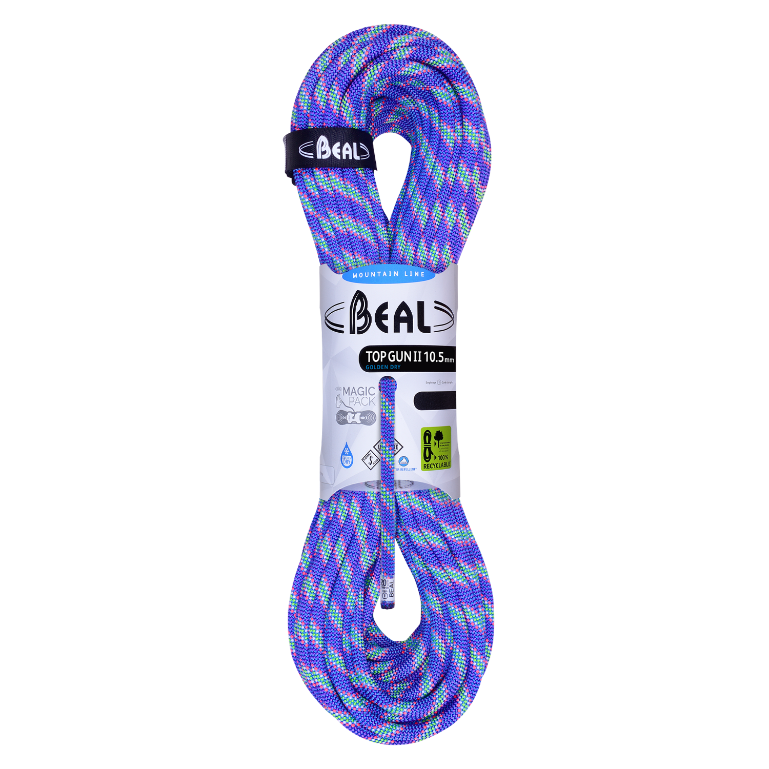 beal-top-gun-ii-10-5mm-unicore-golden-dry-cuerda-din-mica-de-escalada image 1