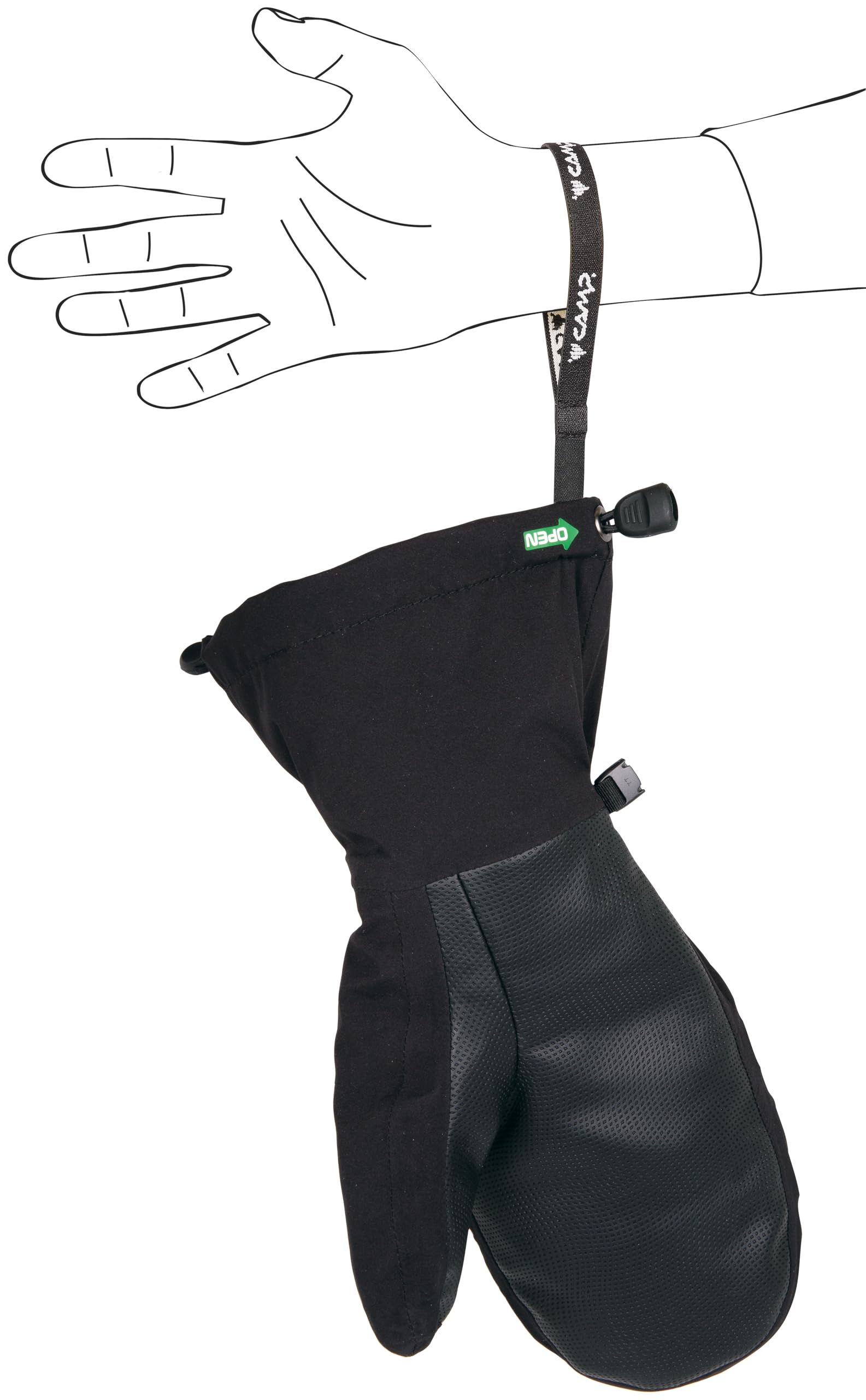 c-a-m-p-drymitt-n-manopla-impermeable-unisex-con-palma-de-poliuretano-y-forro-in image 2