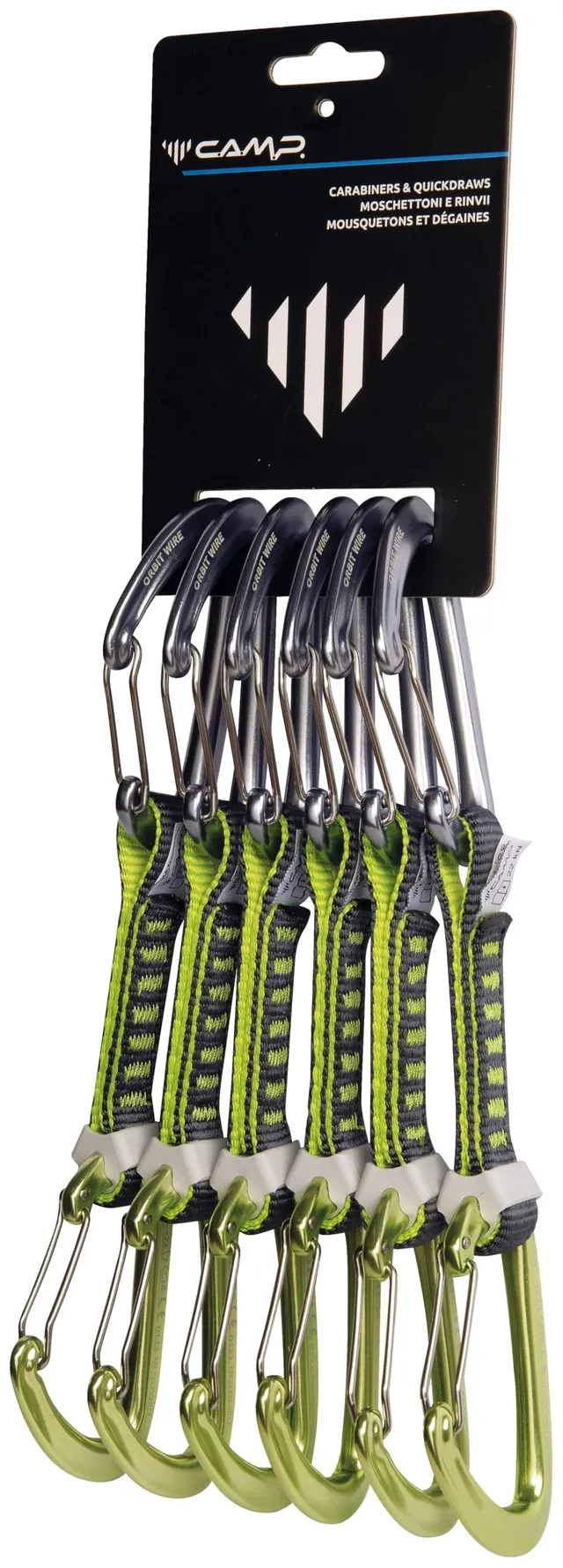 c-a-m-p-orbit-express-ks-juego-de-6-cintas-expr-s-mosquetones-orbit-wire-12-cm image 1