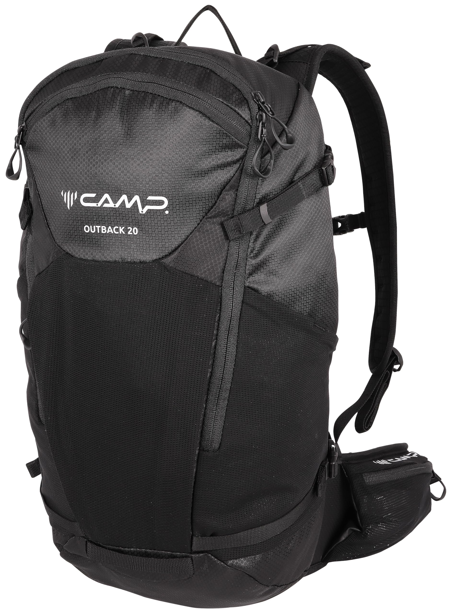 c-a-m-p-outback-20-mochila-de-20-l-negra-para-actividades-al-aire-libre image 1