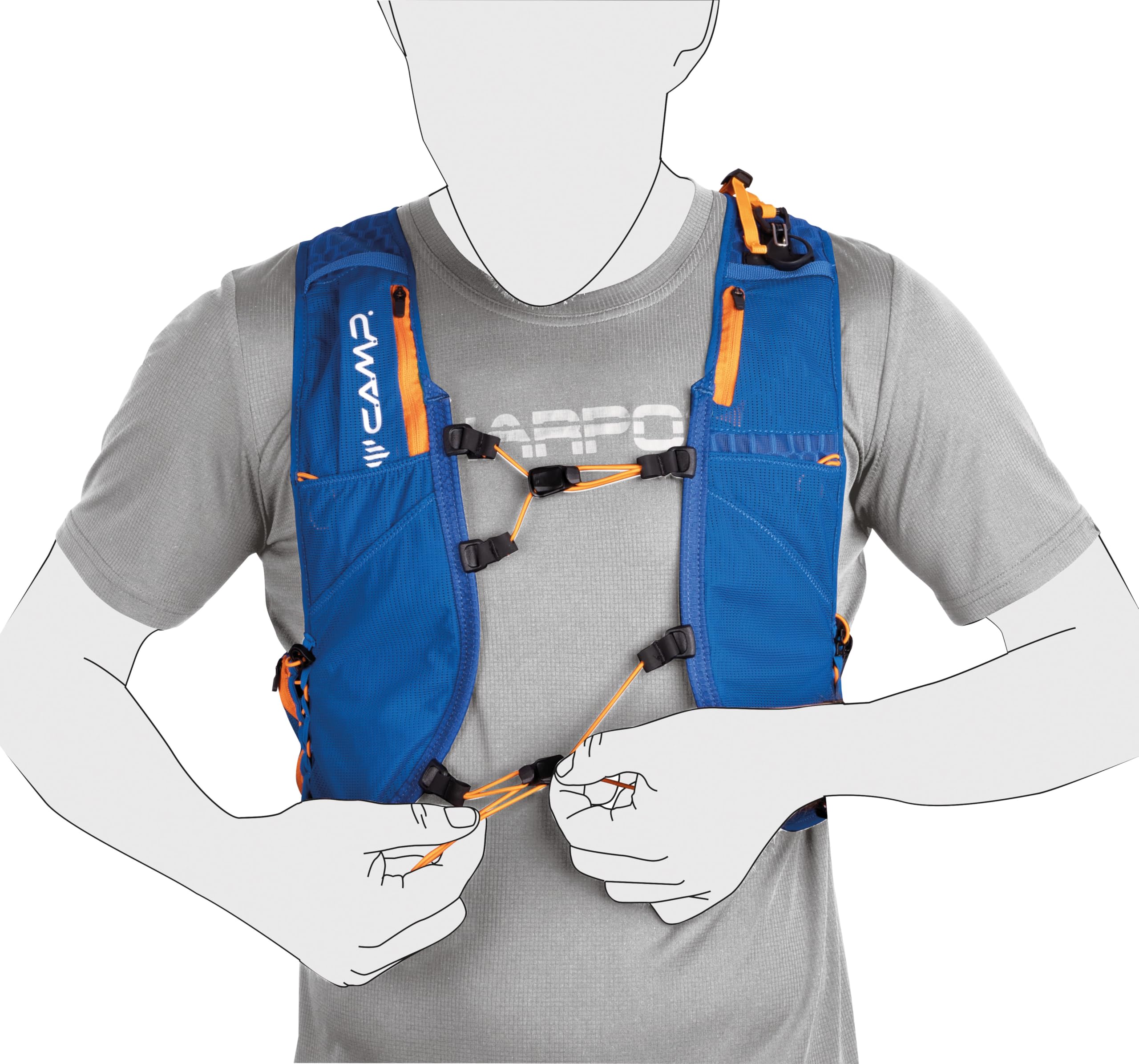 c-a-m-p-trail-force-2-mochila-de-trail-running-unisex-ultraligera image 2