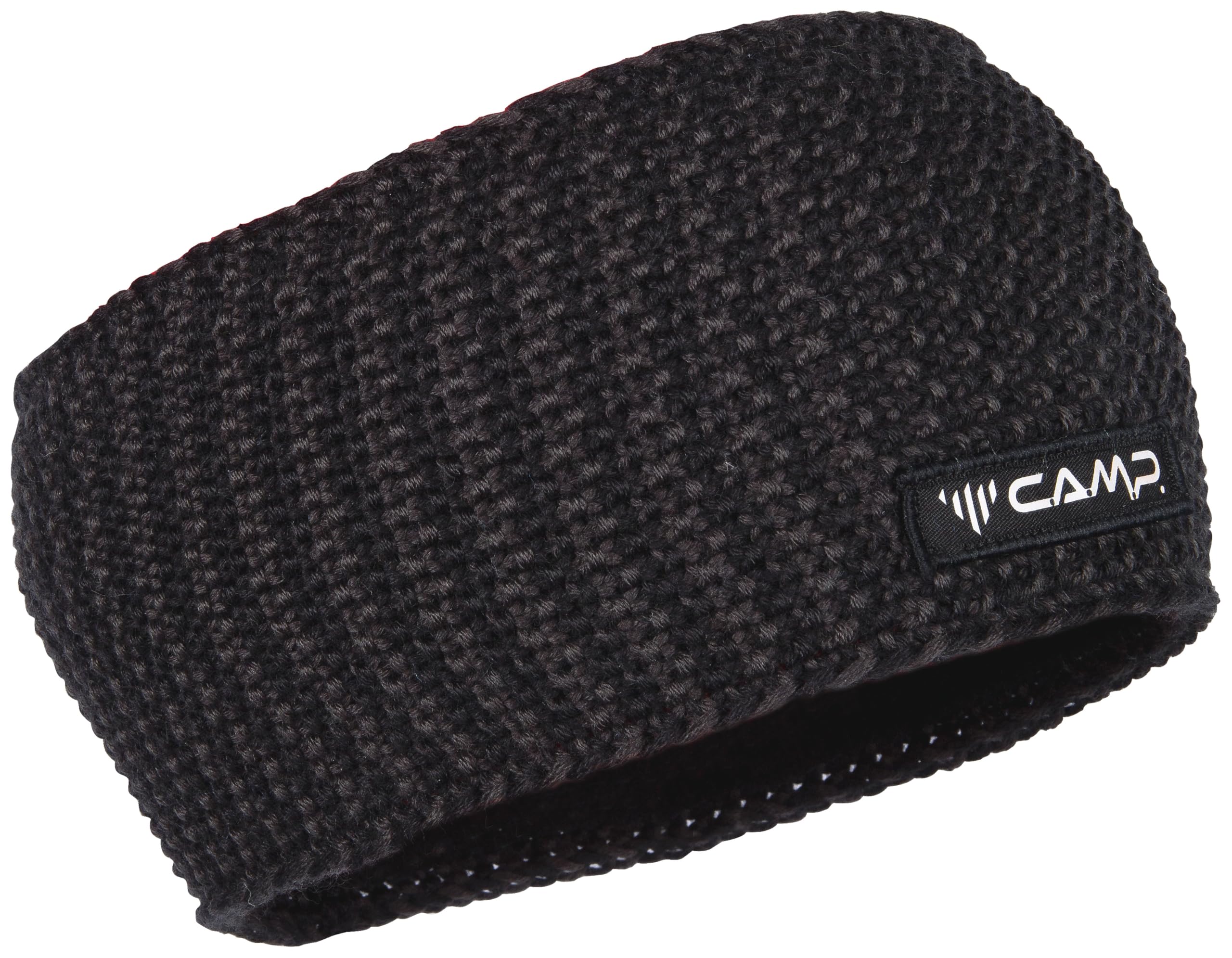 c-a-m-p-alp-headband-diadema-de-invierno-de-punto-en-negro-y-gris image 1