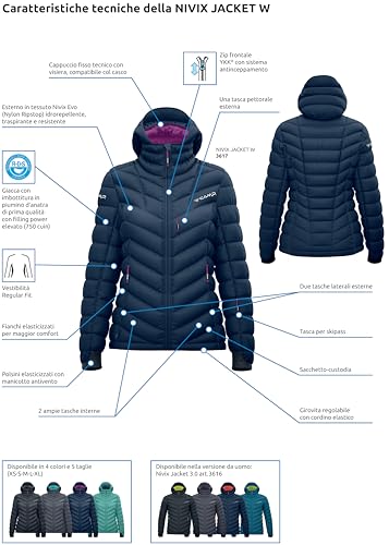 c-a-m-p-nivix-jacket-w-chaqueta-de-plum-n-de-pato-750-cuin-para-mujer-negro-gris image 4