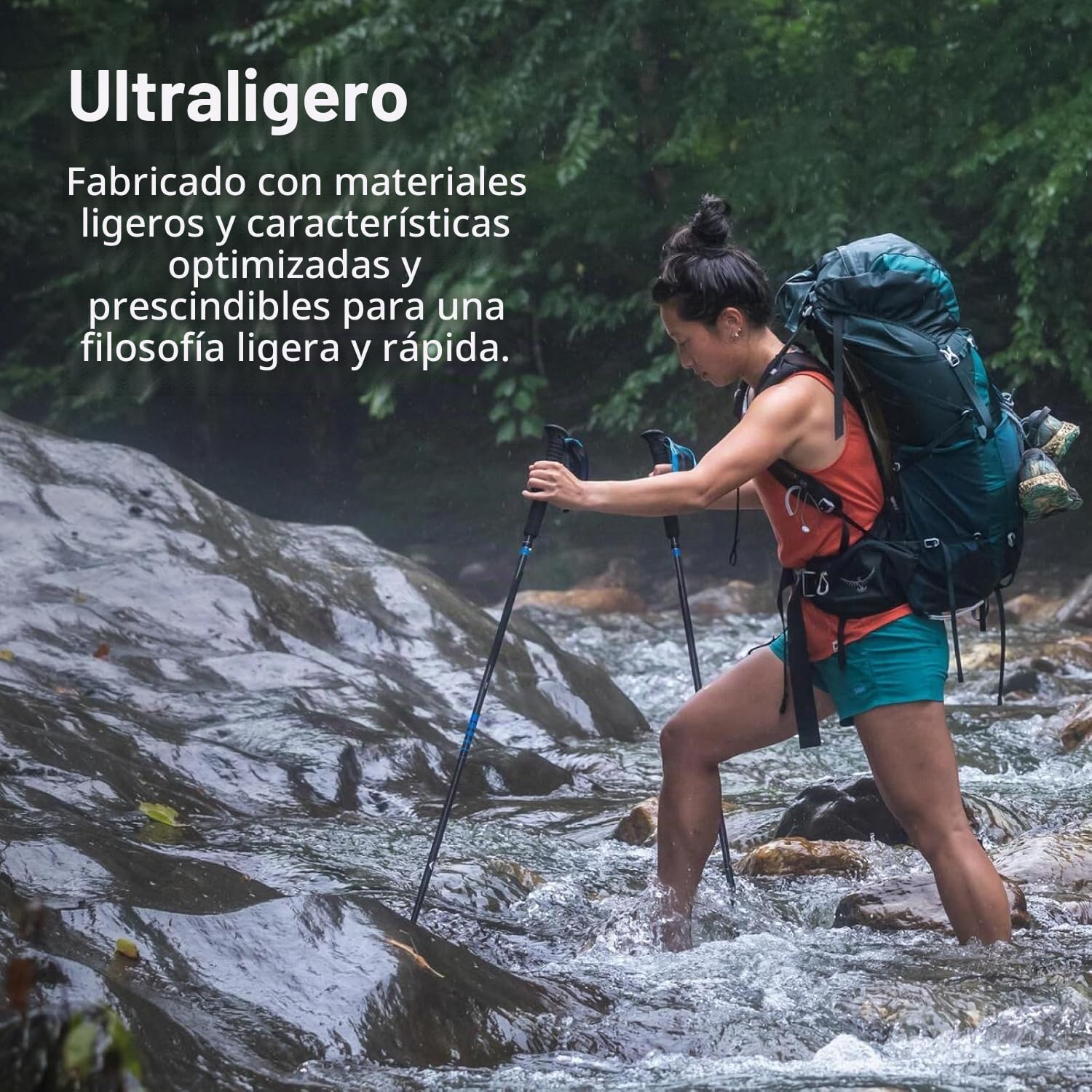 c-a-m-p-outback-5-mochila-de-5-l-negra-con-respaldo-de-malla-y-portabastones image 3