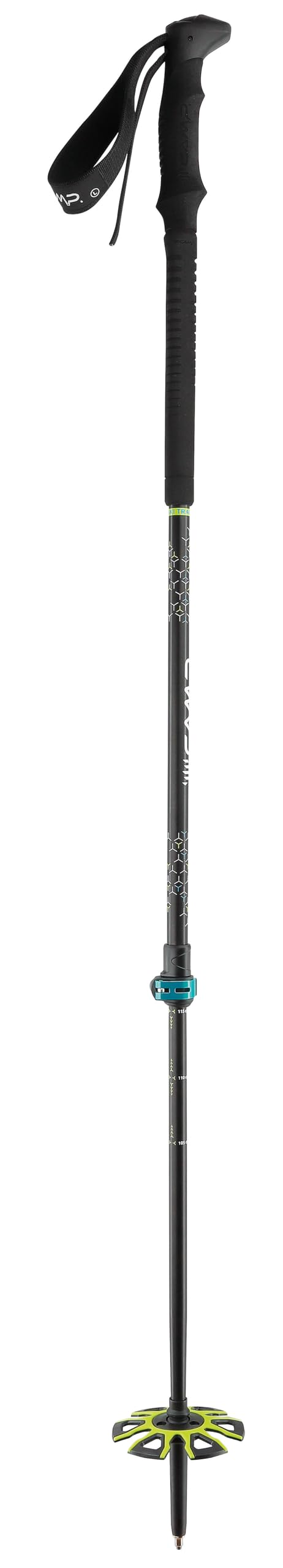 c-a-m-p-ski-track-bast-n-telesc-pico-2-segmentos-aluminio-doble-empu-adura image 1