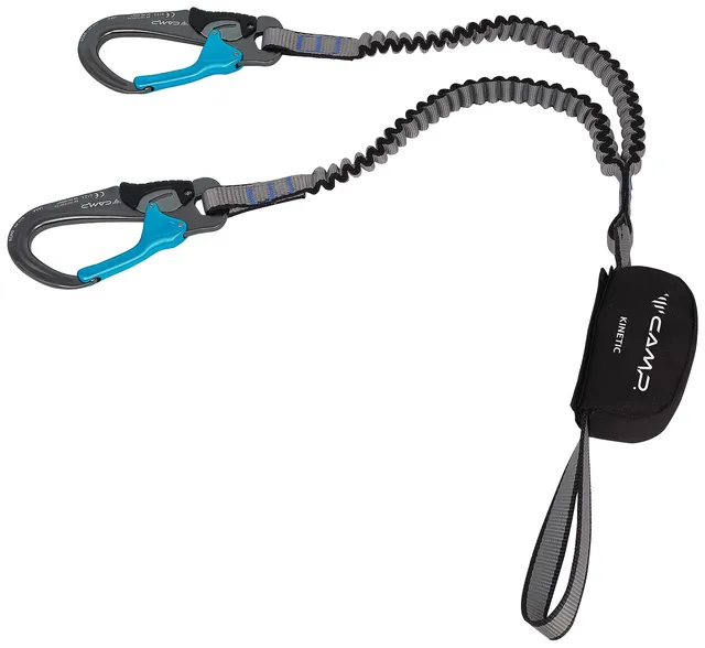 c-a-m-p-set-ferrata-kinetic-rewind-pro-disipador-de-energ-a-con-mosquetones-echo image 1