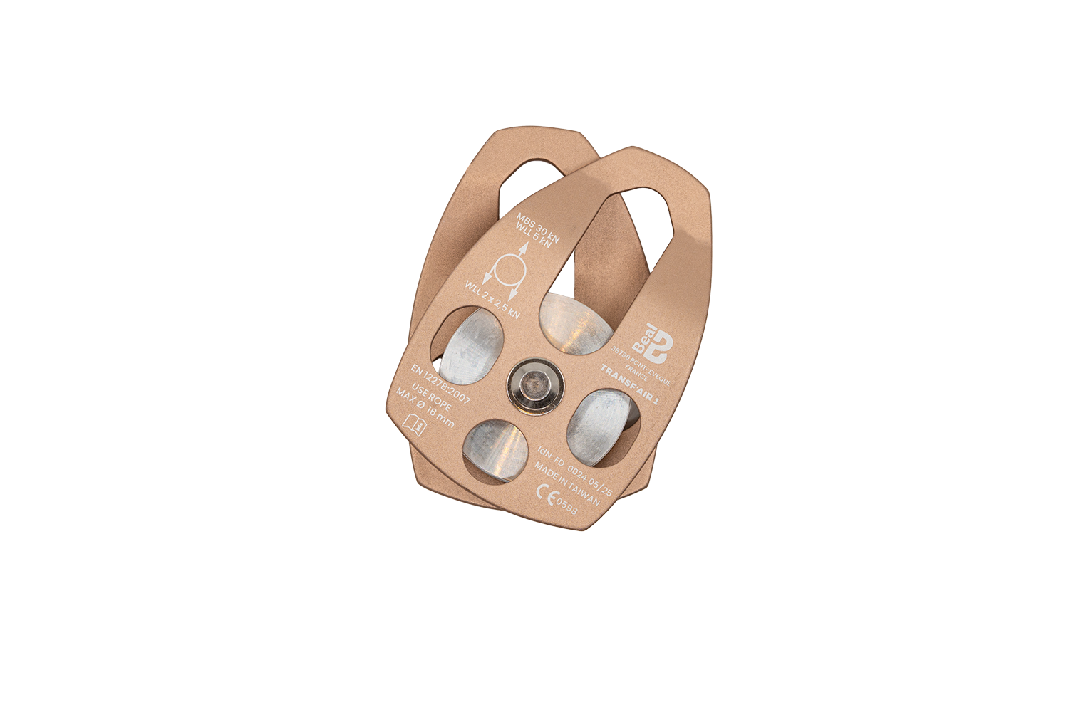 beal-transf-air-1-polea-simple-de-desviaci-n-y-mouflage-con-flasque-m-vil-y-rea- image 1
