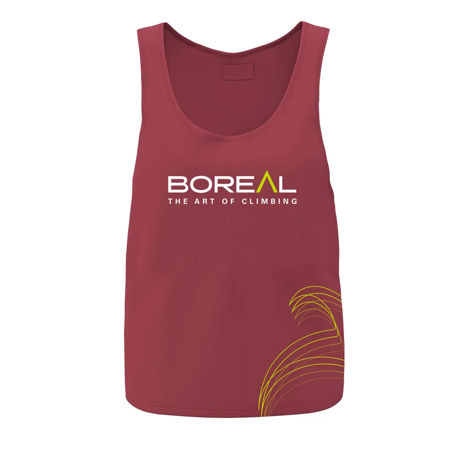 boreal-magma-camiseta-de-algod-n-org-nico-para-mujer-rojo image 1