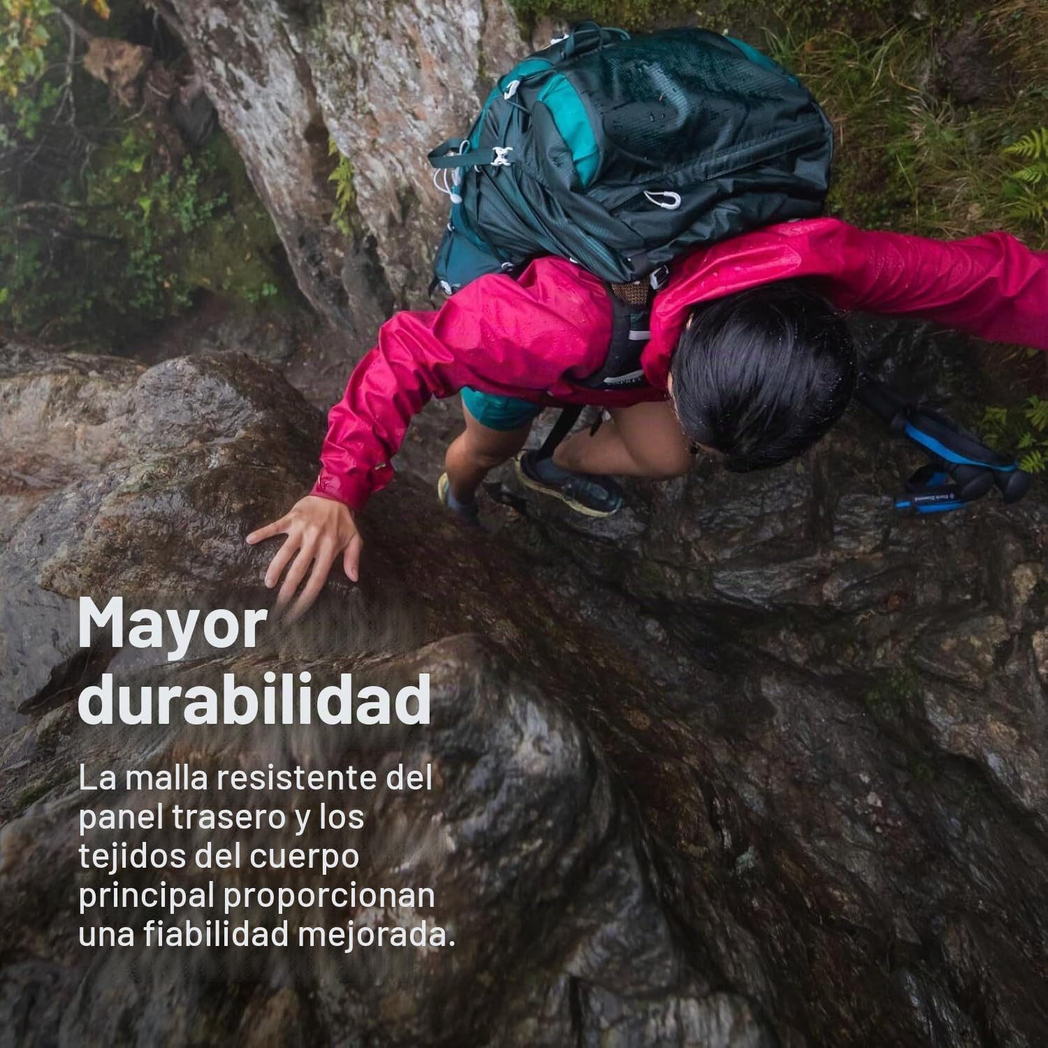 c-a-m-p-outback-5-mochila-de-5-l-negra-con-respaldo-de-malla-y-portabastones image 5