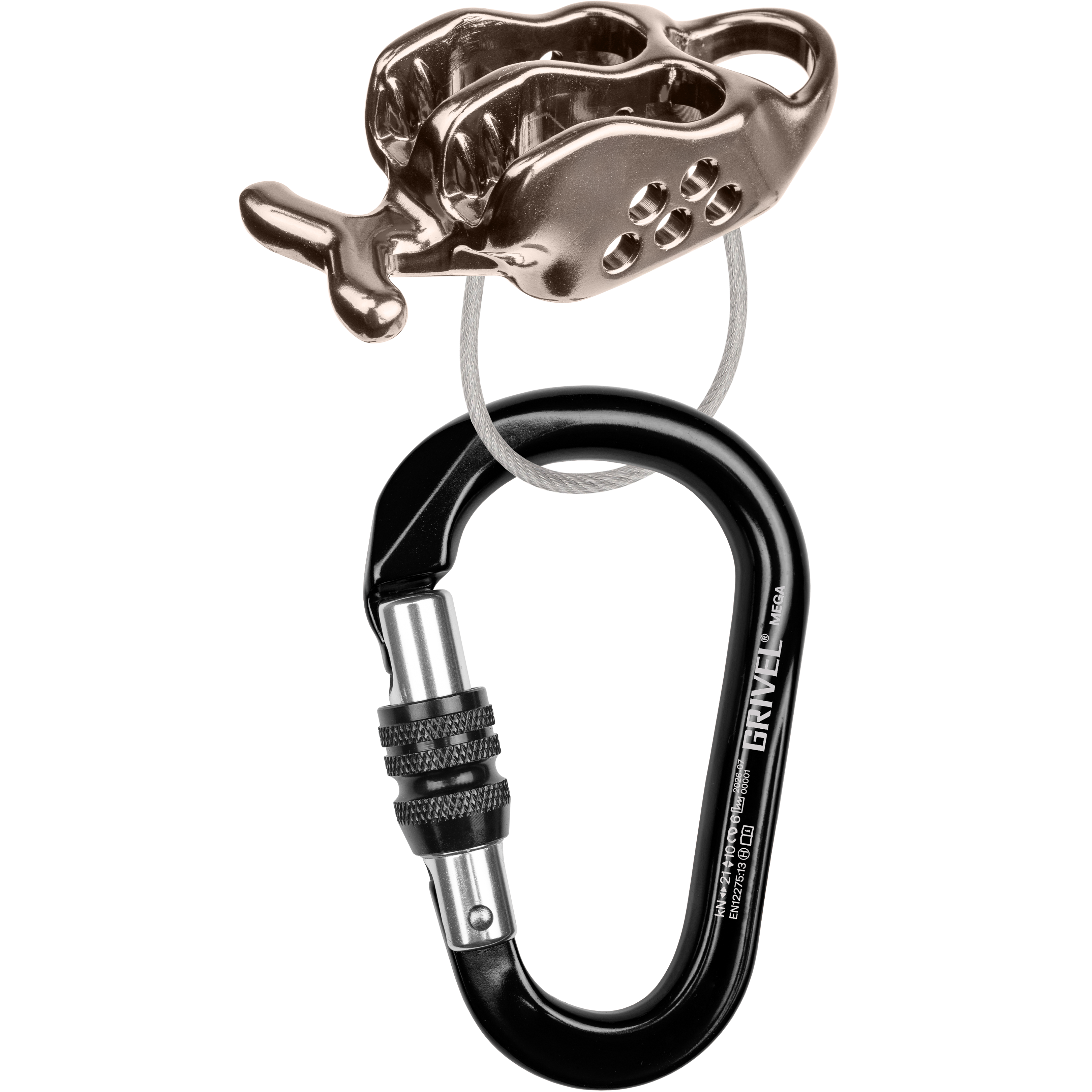 grivel-master-pro-belayer-kit-con-mosquet-n-mega-k6n image 1