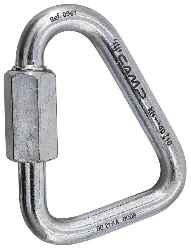 c-a-m-p-delta-quick-link-steel-10-mm-maill-n-r-pido-triangular-de-acero-galvaniz image 1