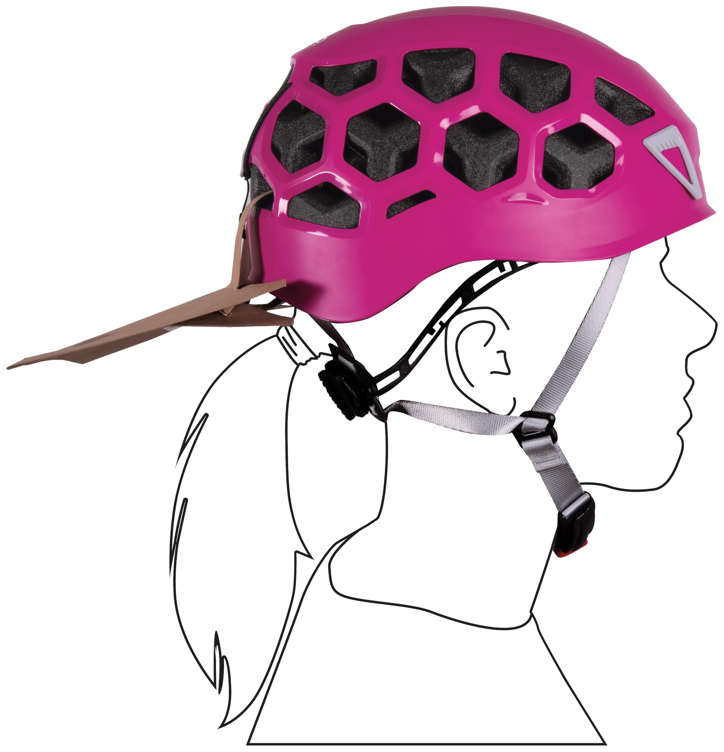 c-a-m-p-ikon-nova-casco-de-alpinismo-femenino-abs-epp-con-18-aberturas-de-ventil image 2
