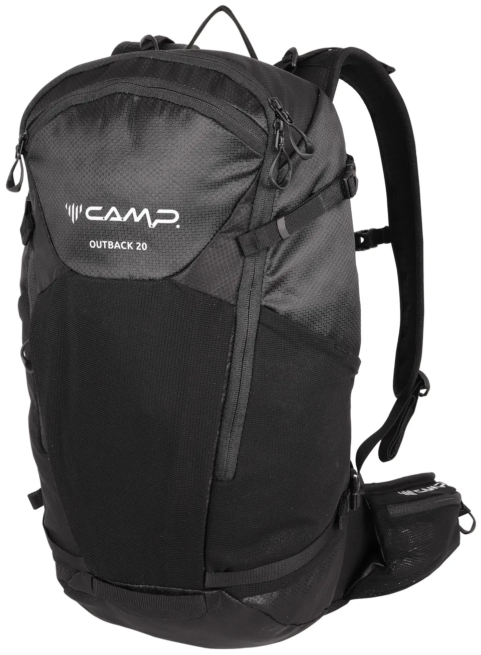 c-a-m-p-outback-20-mochila-de-20-l-negra-para-actividades-al-aire-libre image 1