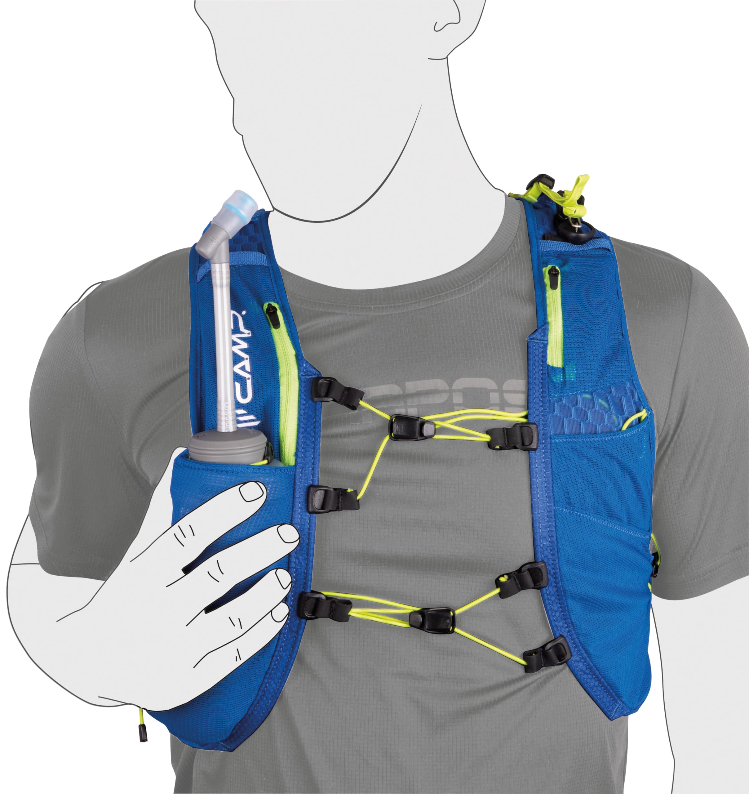 c-a-m-p-trail-force-2-mochila-de-trail-running-unisex-ultraligera image 7