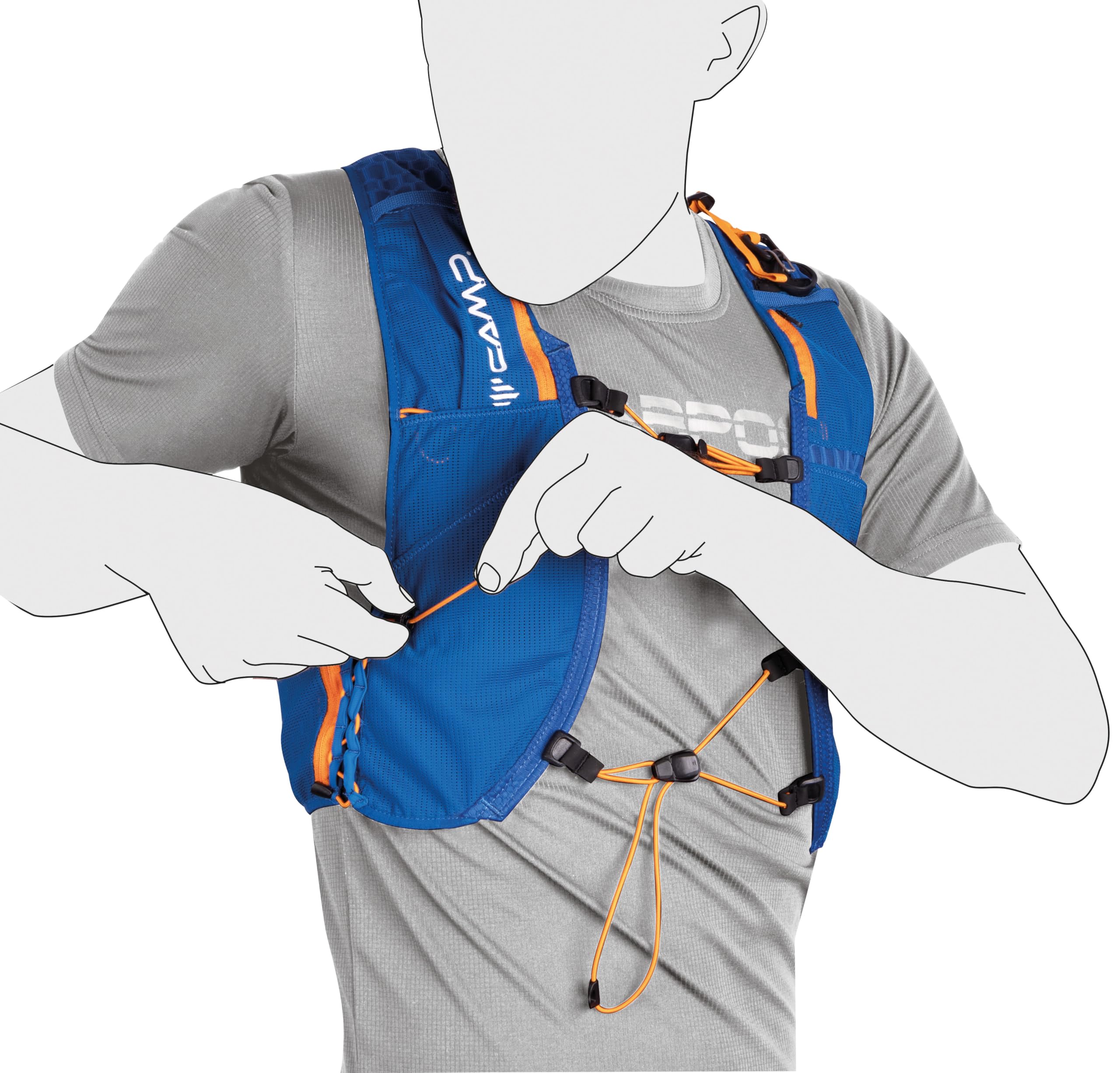 c-a-m-p-trail-force-2-mochila-de-trail-running-unisex-ultraligera image 3