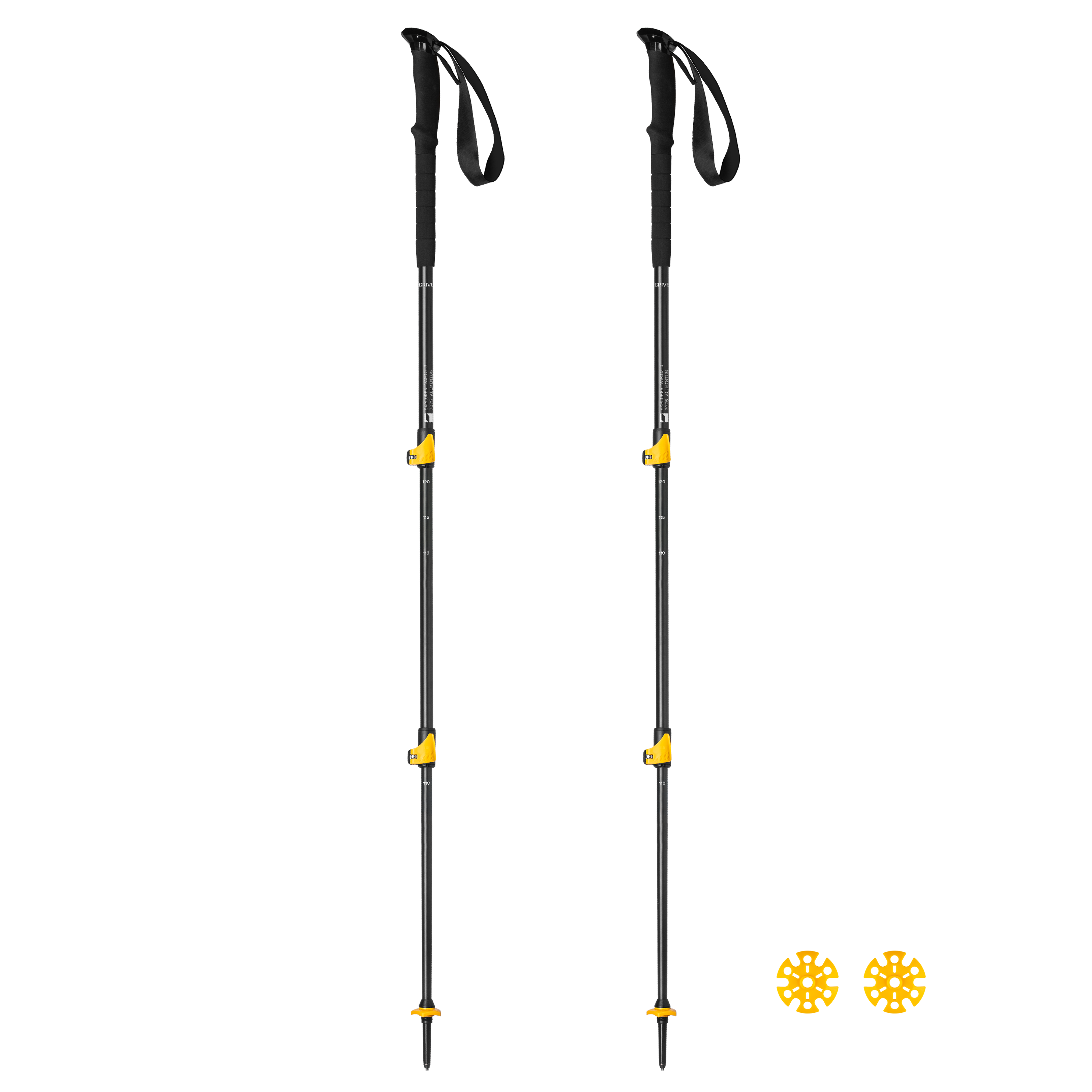 grivel-explorer-vario-3-bastones-de-trekking-ajustables-de-3-secciones image 1