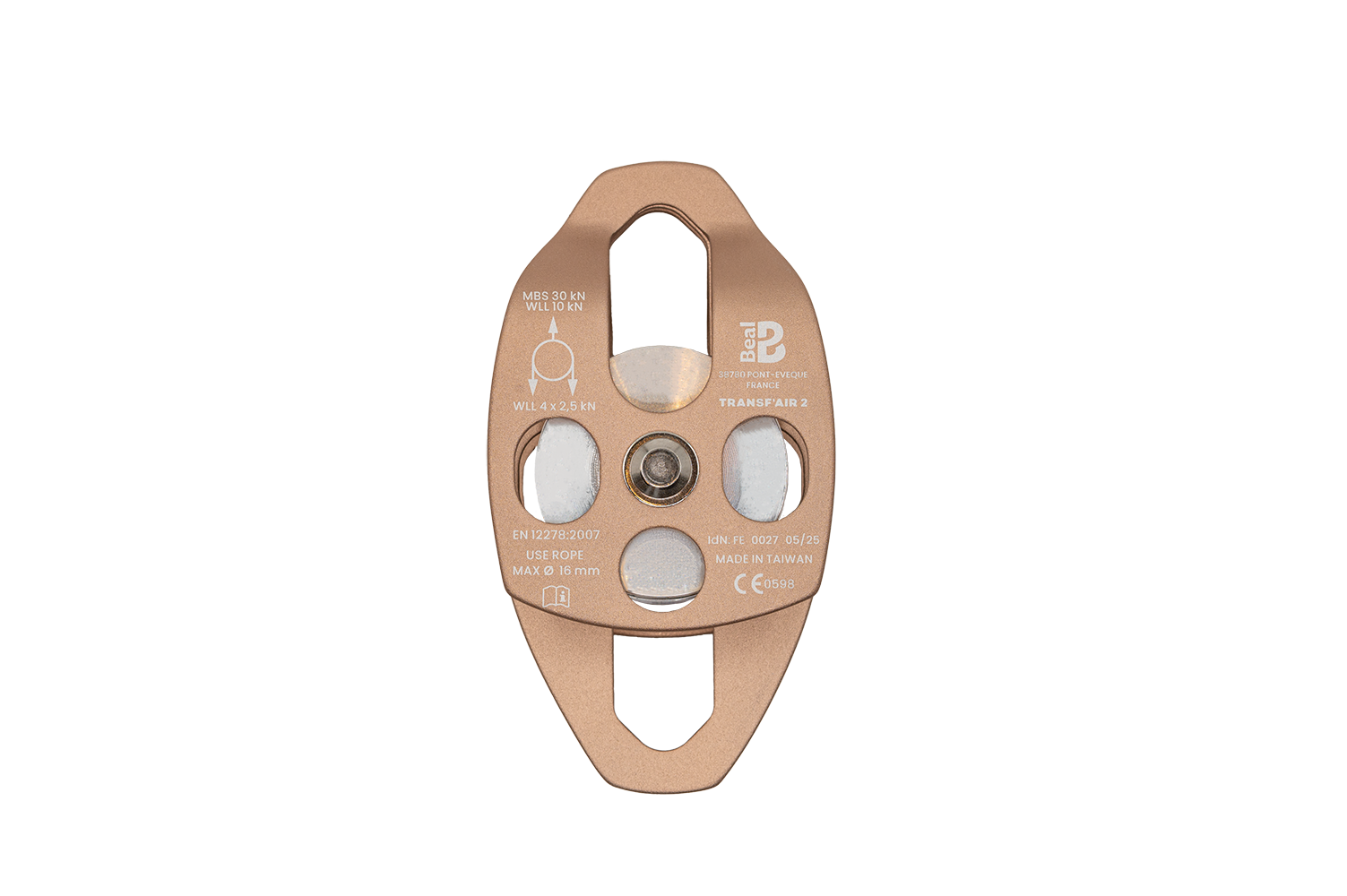 beal-transf-air-2-polea-doble-de-desv-o-y-mouflage-para-cuerdas-de-gran-di-metro image 1