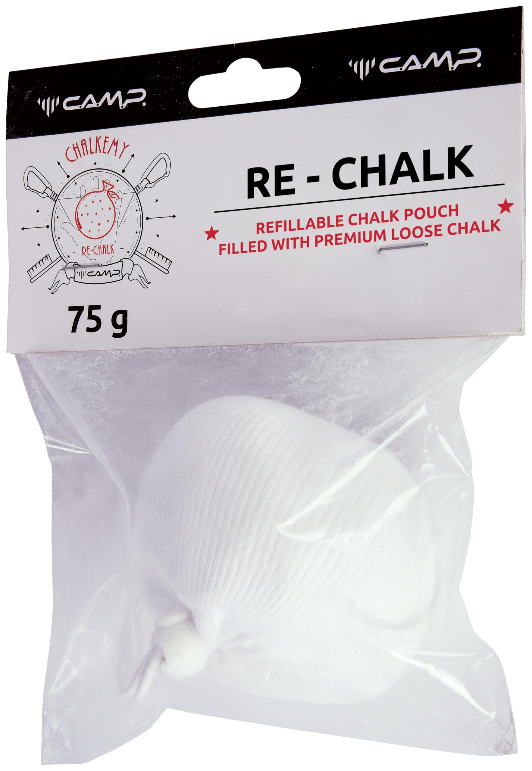 c-a-m-p-re-chalk-75-g-magnesio-para-escalada-en-bola-de-malla-recargable image 2