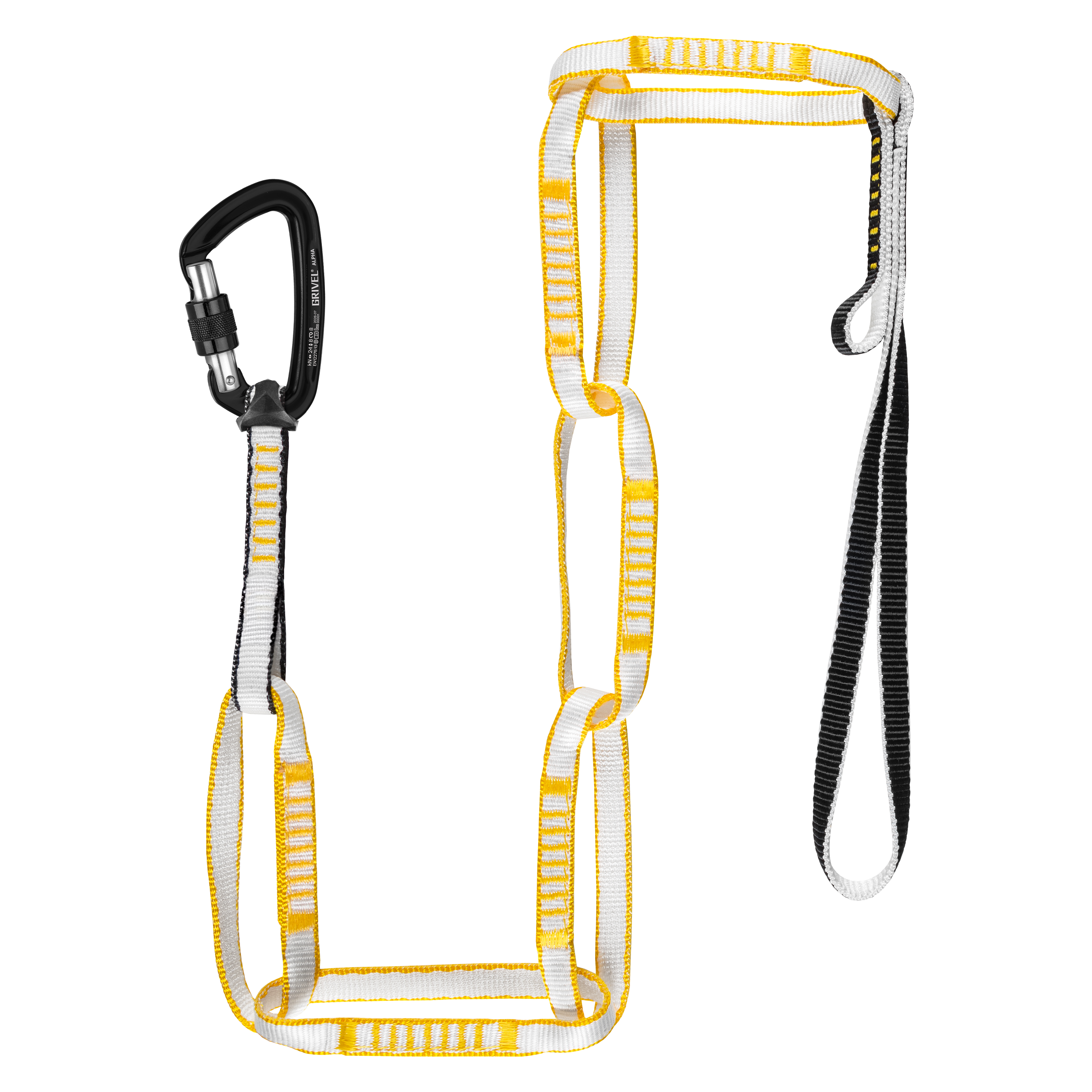 grivel-daisy-chain-evo-con-mosquet-n-k1n-anillo-de-anclaje-personal image 1