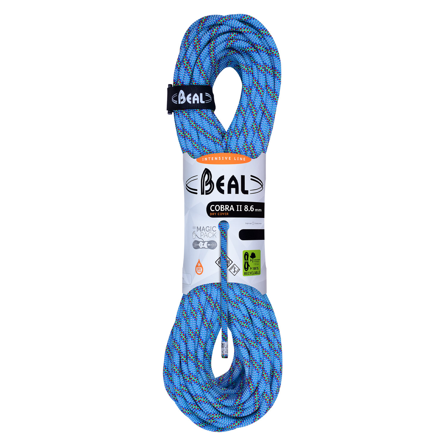 beal-cobra-ii-8-6mm-unicore-dry-cover-cuerda-din-mica-para-alpinismo-y-grandes-v image 1