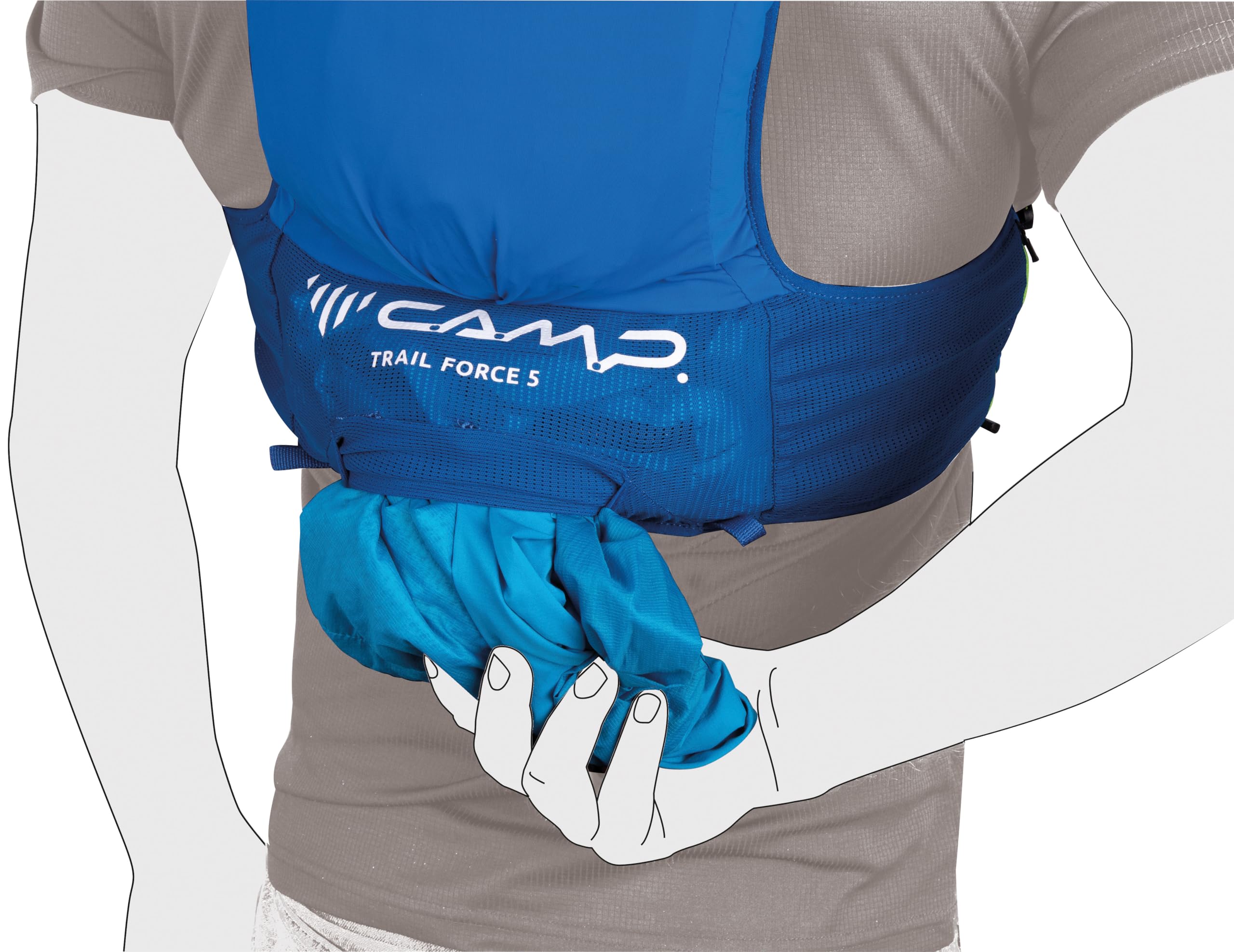c-a-m-p-trail-force-5-mochila-de-trail-running-unisex-5-litros image 5