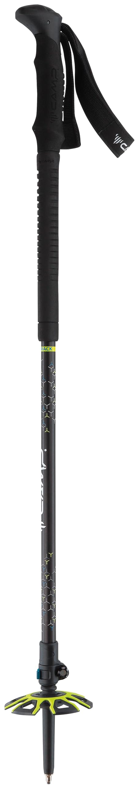 c-a-m-p-ski-track-bast-n-telesc-pico-2-segmentos-aluminio-doble-empu-adura image 2