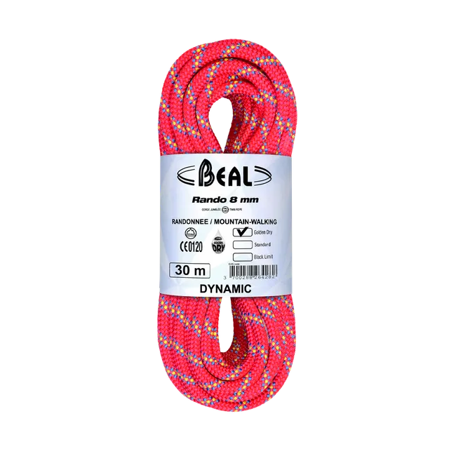 beal-rando-8-mm-golden-dry-cuerda-ligera-para-alpinismo-esqu-de-monta-a-y-r-pele image 1