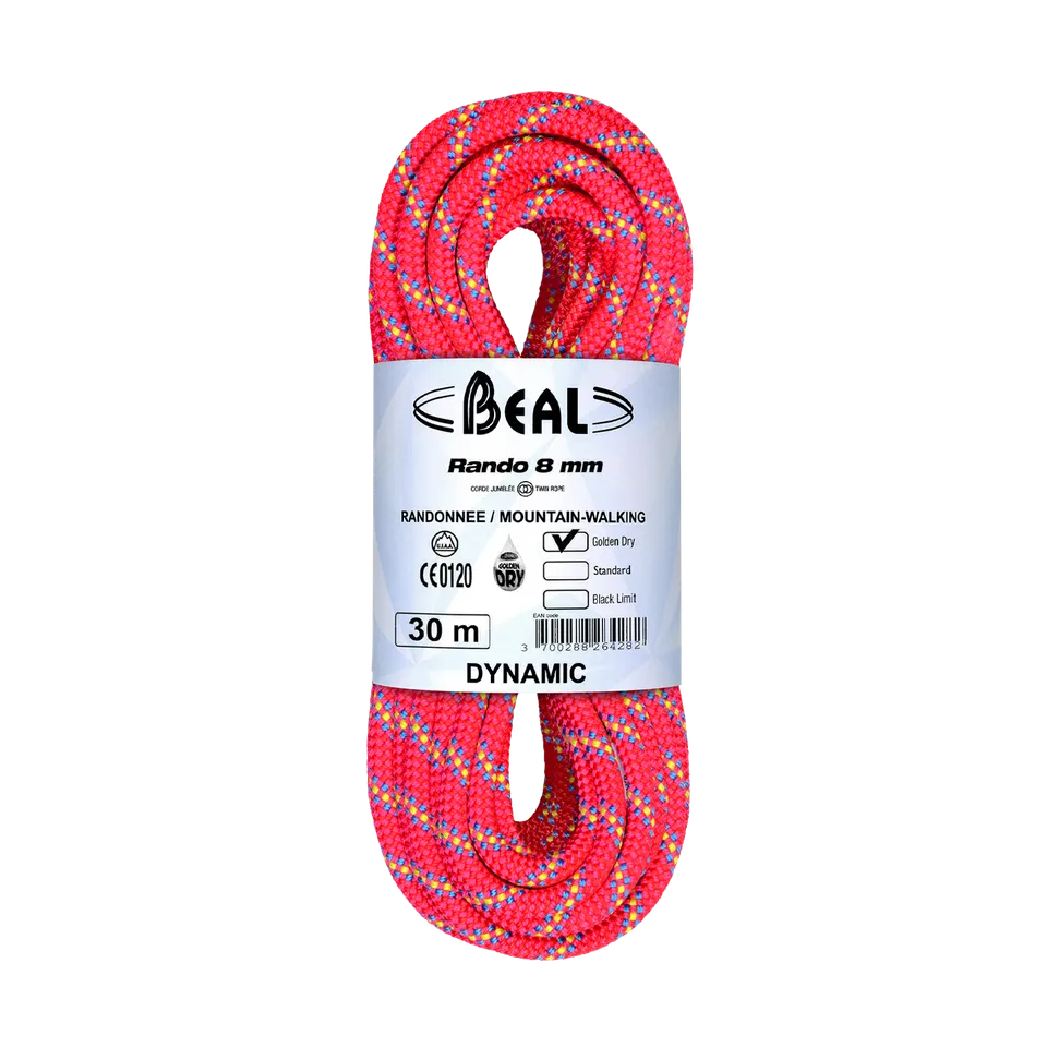 beal-rando-8-mm-golden-dry-cuerda-ligera-para-alpinismo-esqu-de-monta-a-y-r-pele image 1