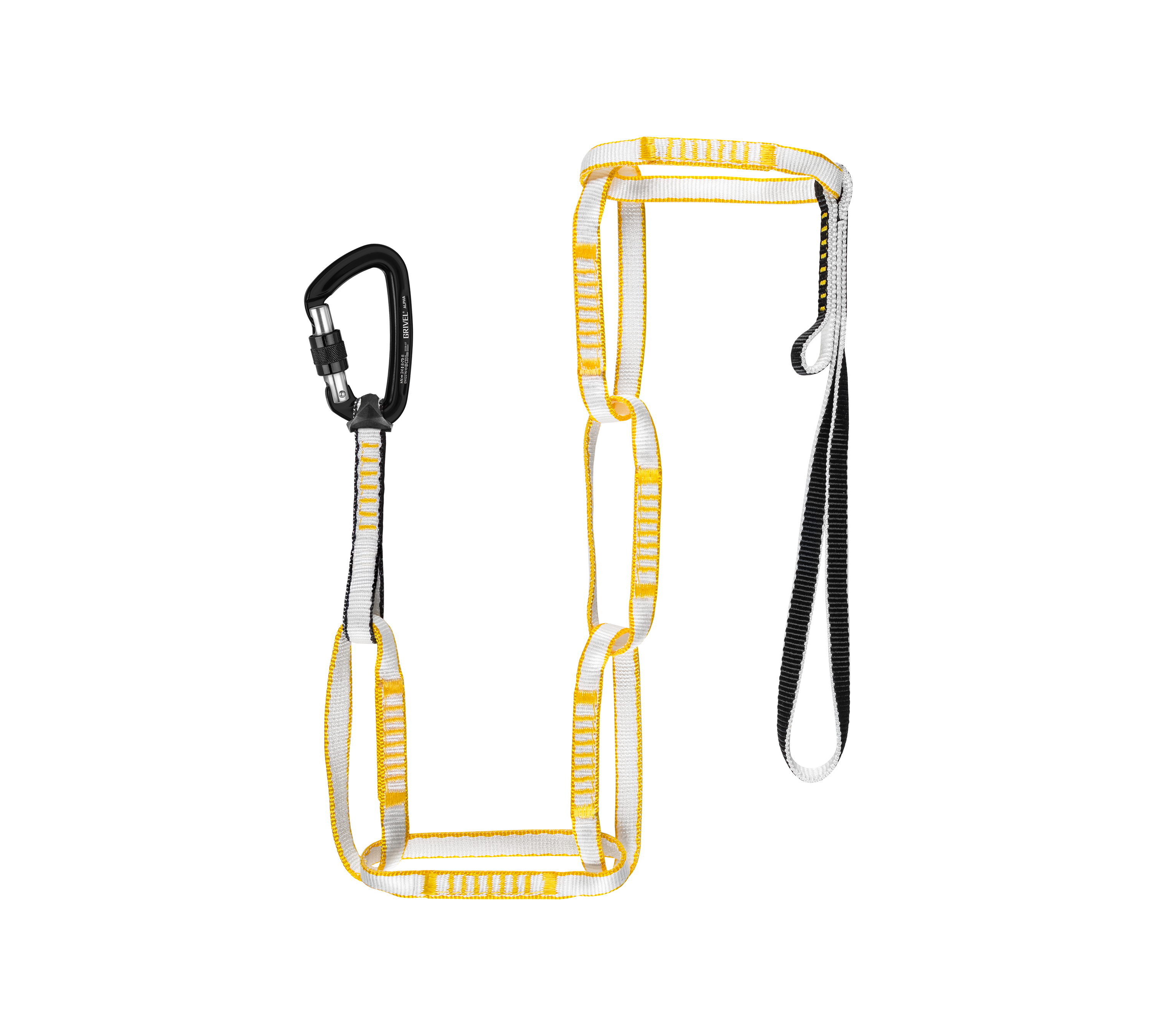 grivel-daisy-chain-evo-con-mosquet-n-k1n-anillo-de-anclaje-personal image 2