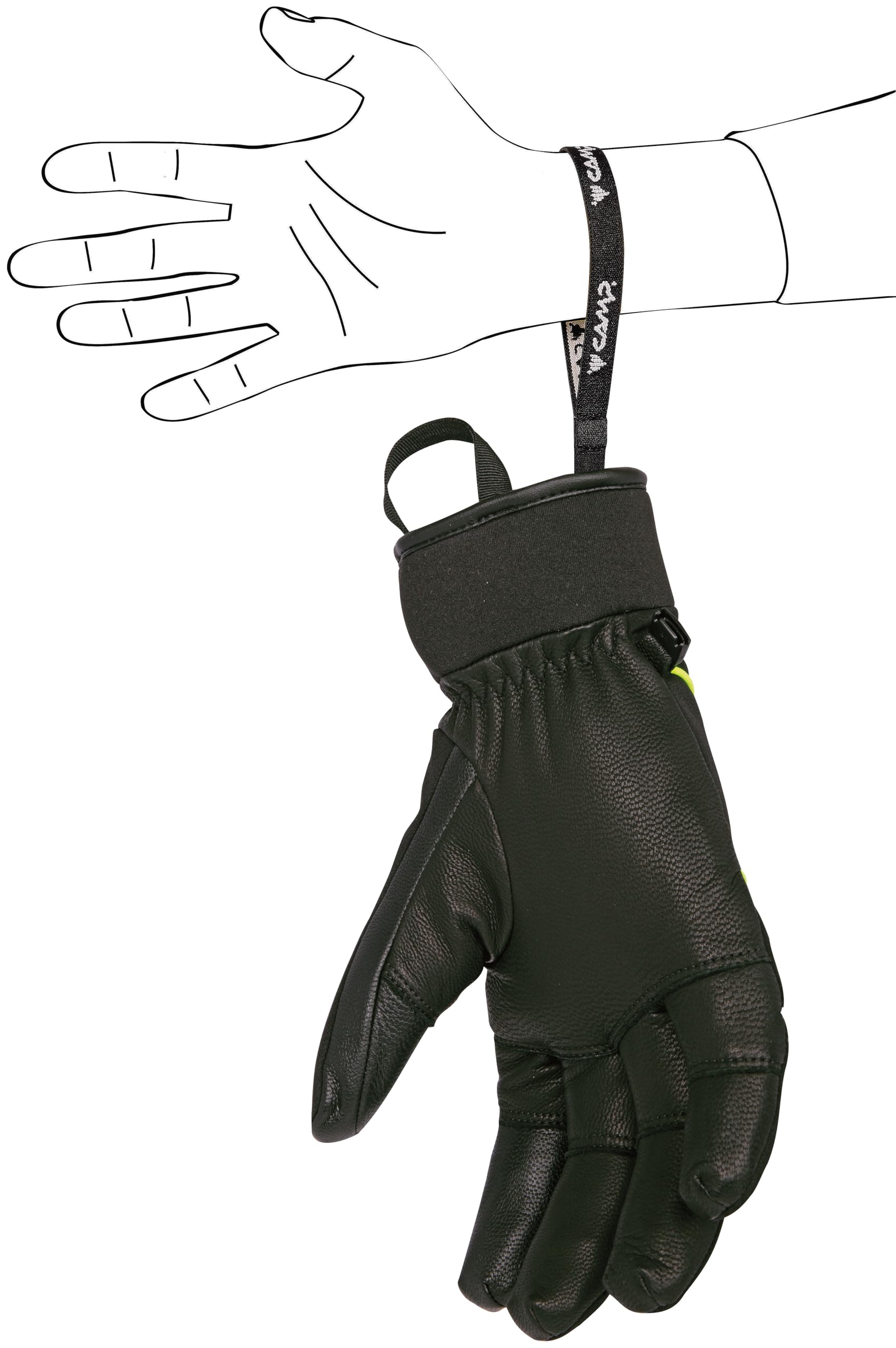 c-a-m-p-g-hot-wool-dry-guantes-unisex-de-lana-merina-con-membrana-dryzone-y-palm image 5