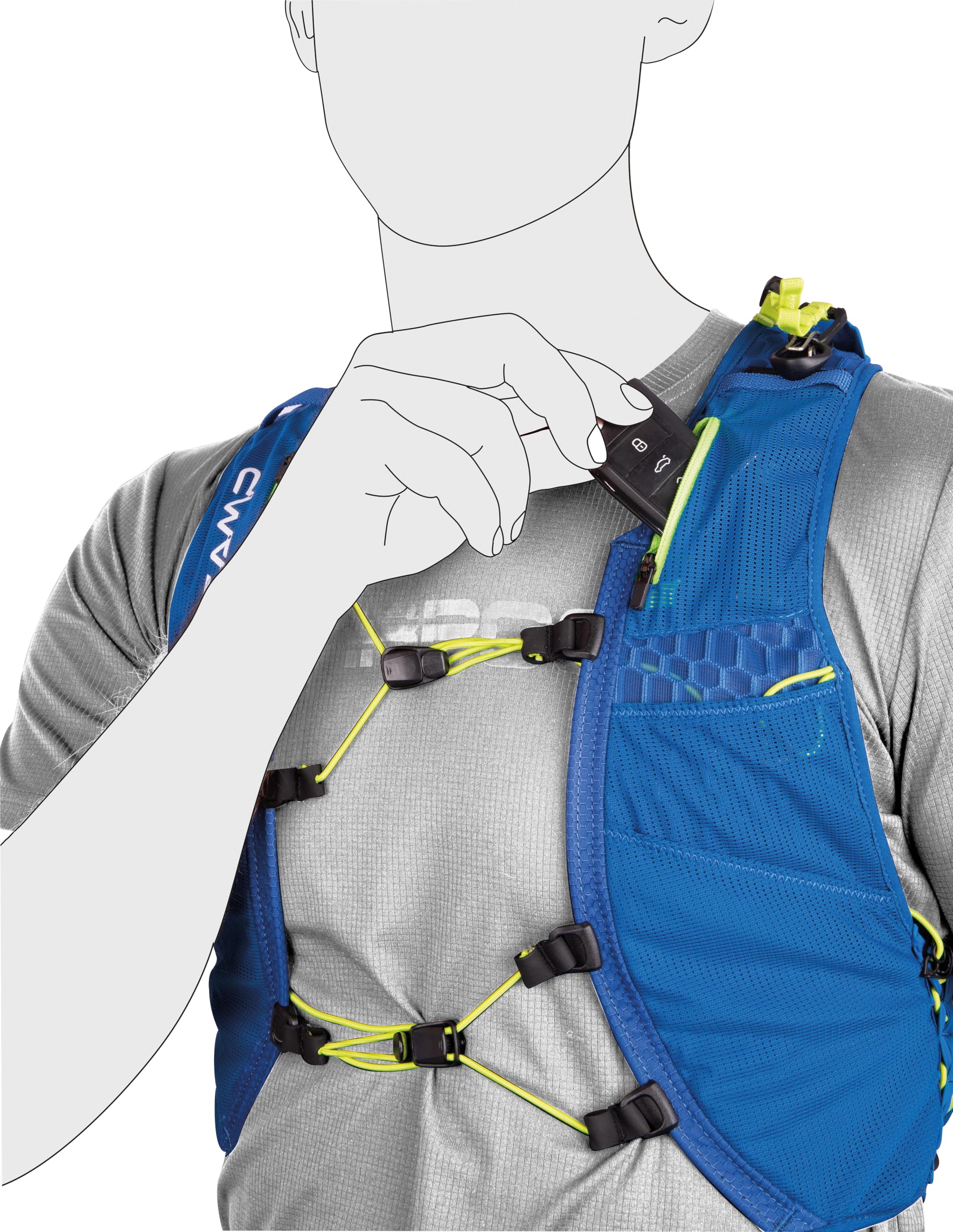 c-a-m-p-trail-force-2-mochila-de-trail-running-unisex-ultraligera image 6