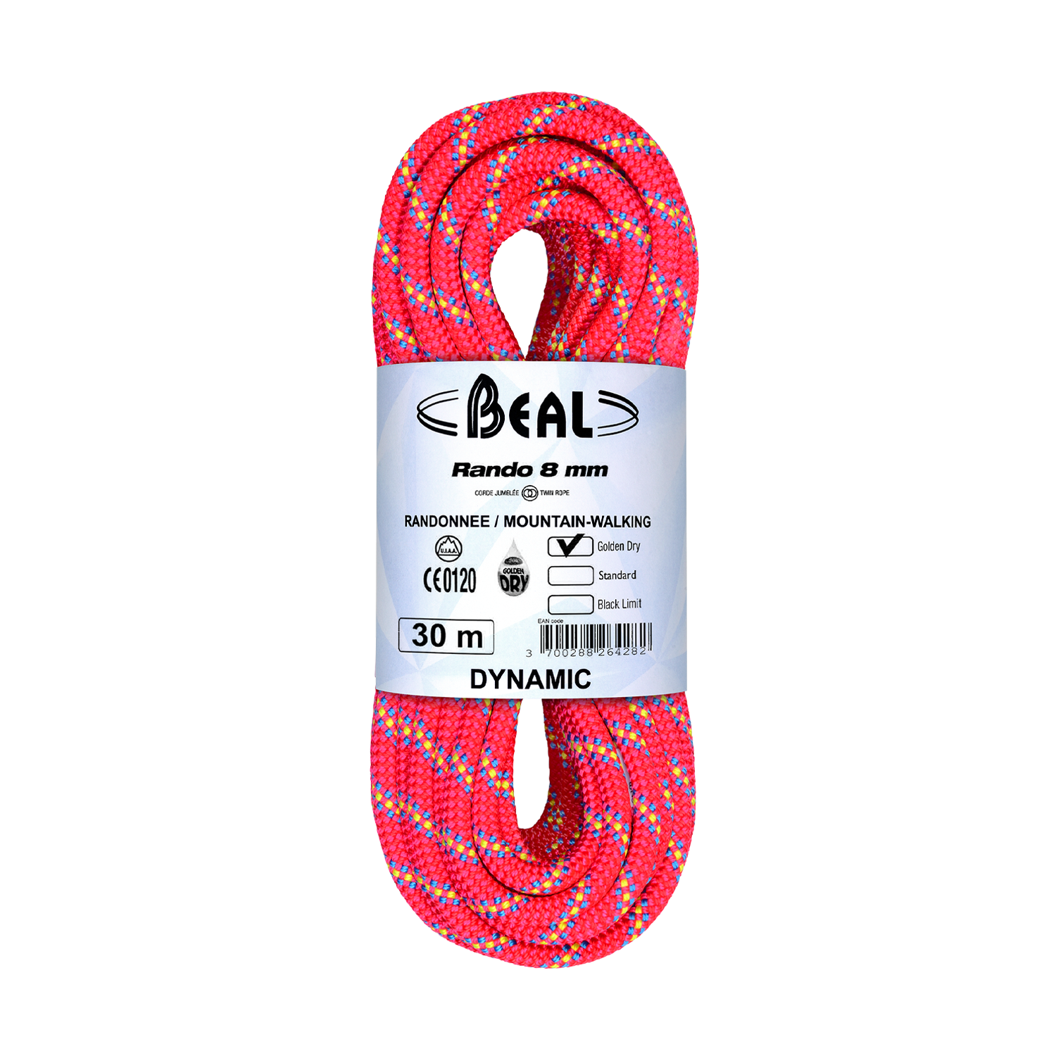 beal-rando-8-mm-golden-dry-cuerda-ligera-para-alpinismo-esqu-de-monta-a-y-r-pele image 1