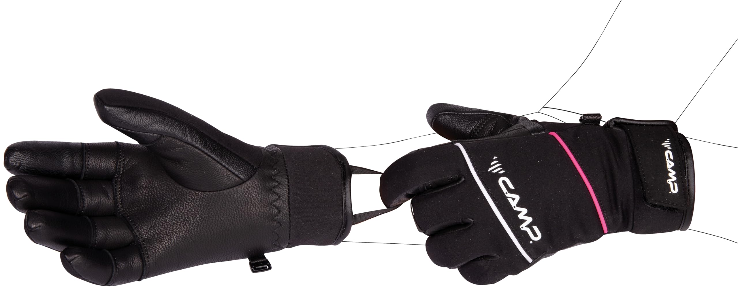 c-a-m-p-g-hot-wool-dry-lady-guante-unisex-con-membrana-dryzone-y-relleno-de-lana image 3