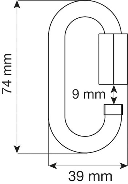 c-a-m-p-oval-quick-link-steel-set-5-mosquet-n-eslab-n-r-pido-ovalado-de-acero-ga image 5