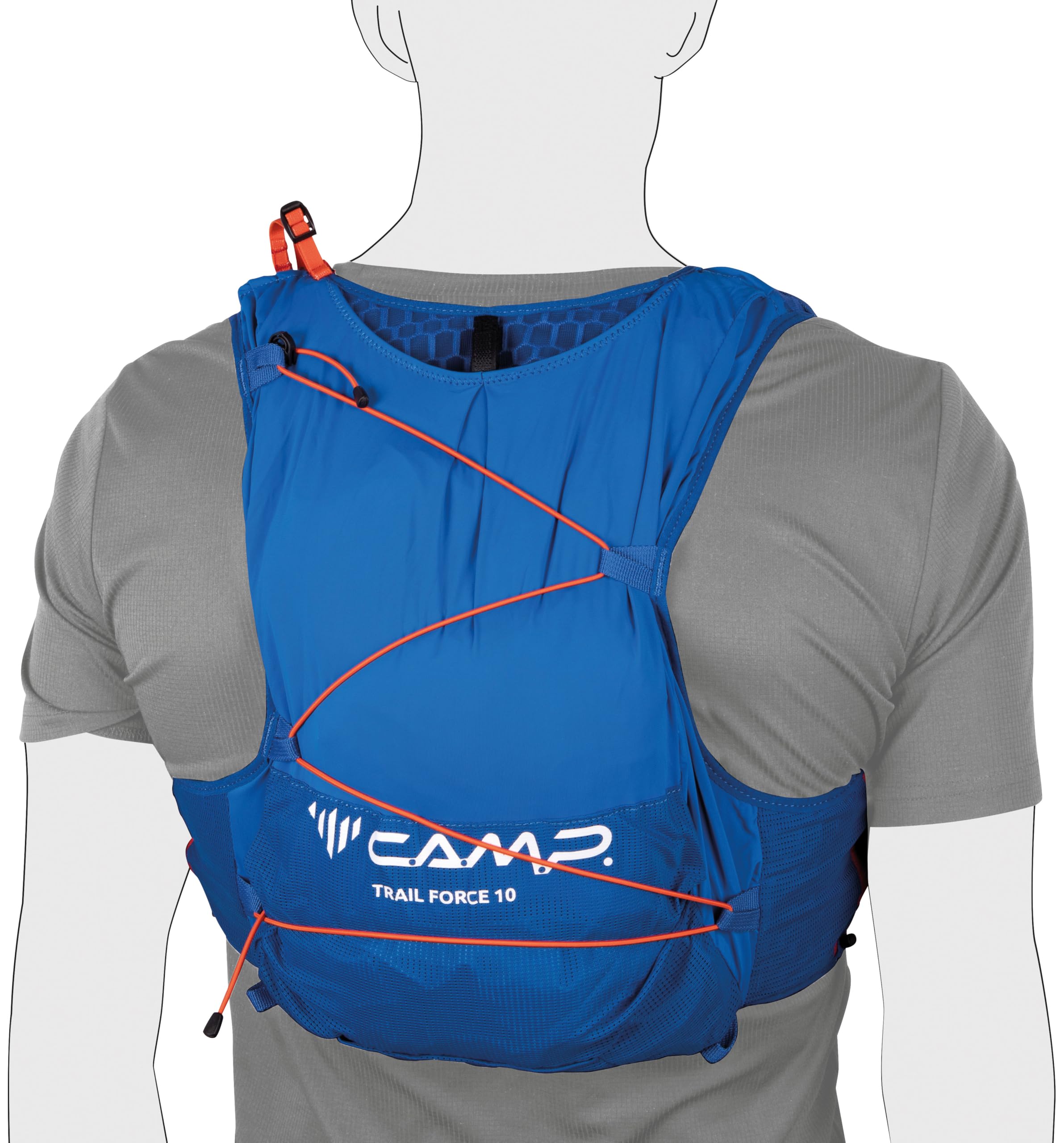 c-a-m-p-trail-force-10-chaleco-de-hidrataci-n-xs-m-con-malla-el-stica-y-bolsillo image 1